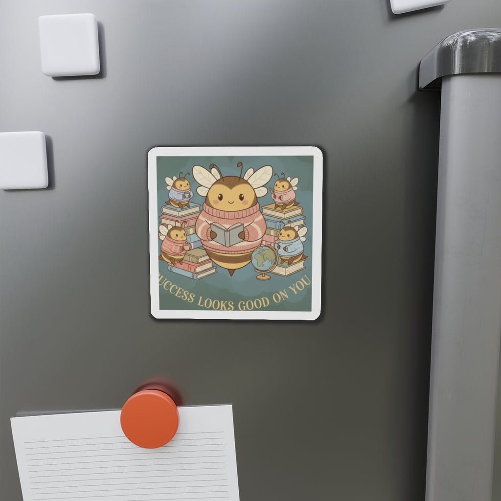 Honeybees Die-Cut Magnet – Success Looks Good on You