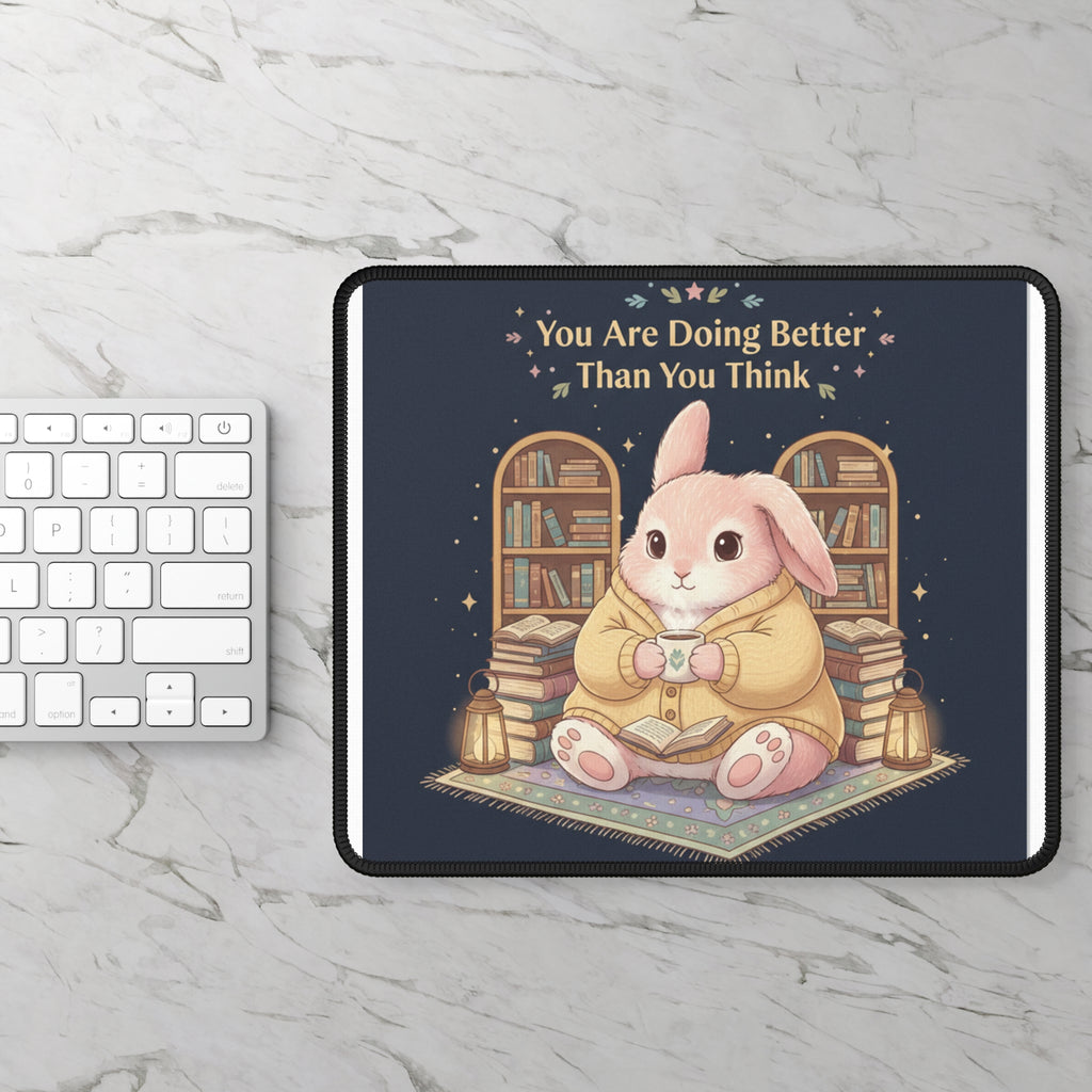 Bunny Mouse Pad – You Are Doing Better Than You Think
