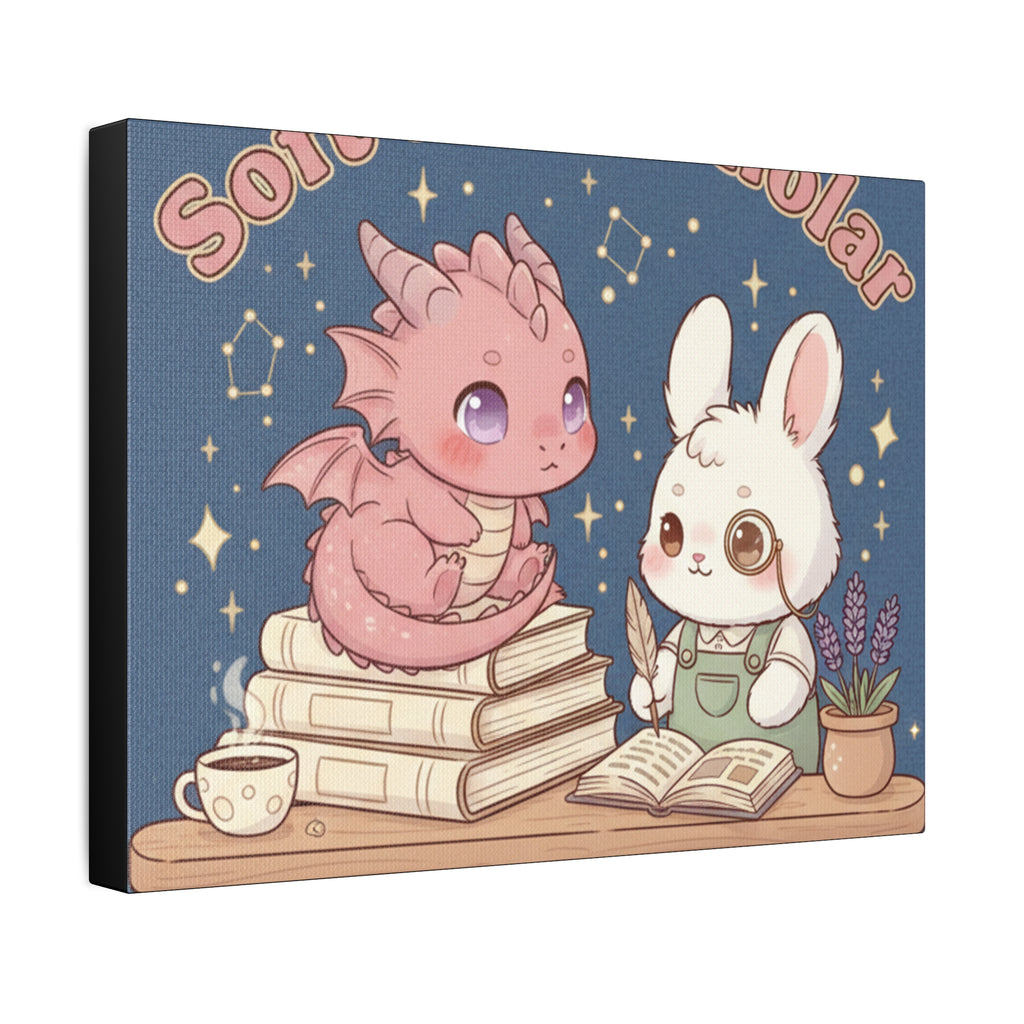 Dragon Canvas Print – Soft Life Scholar You Are Allowed to Gro