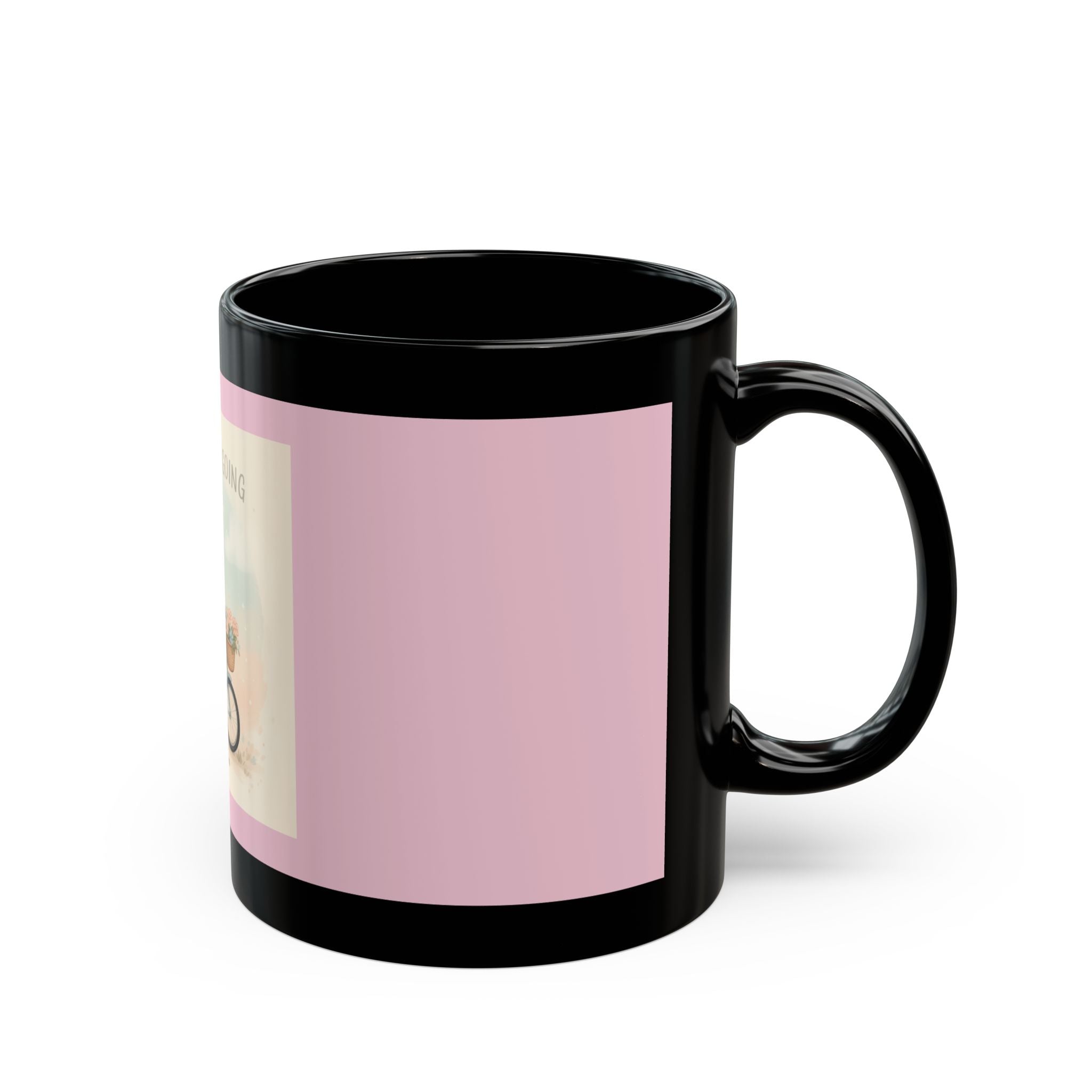 "Design" Black Cat Black Mug | College Girl Gift | Fashion | KayKay Classics