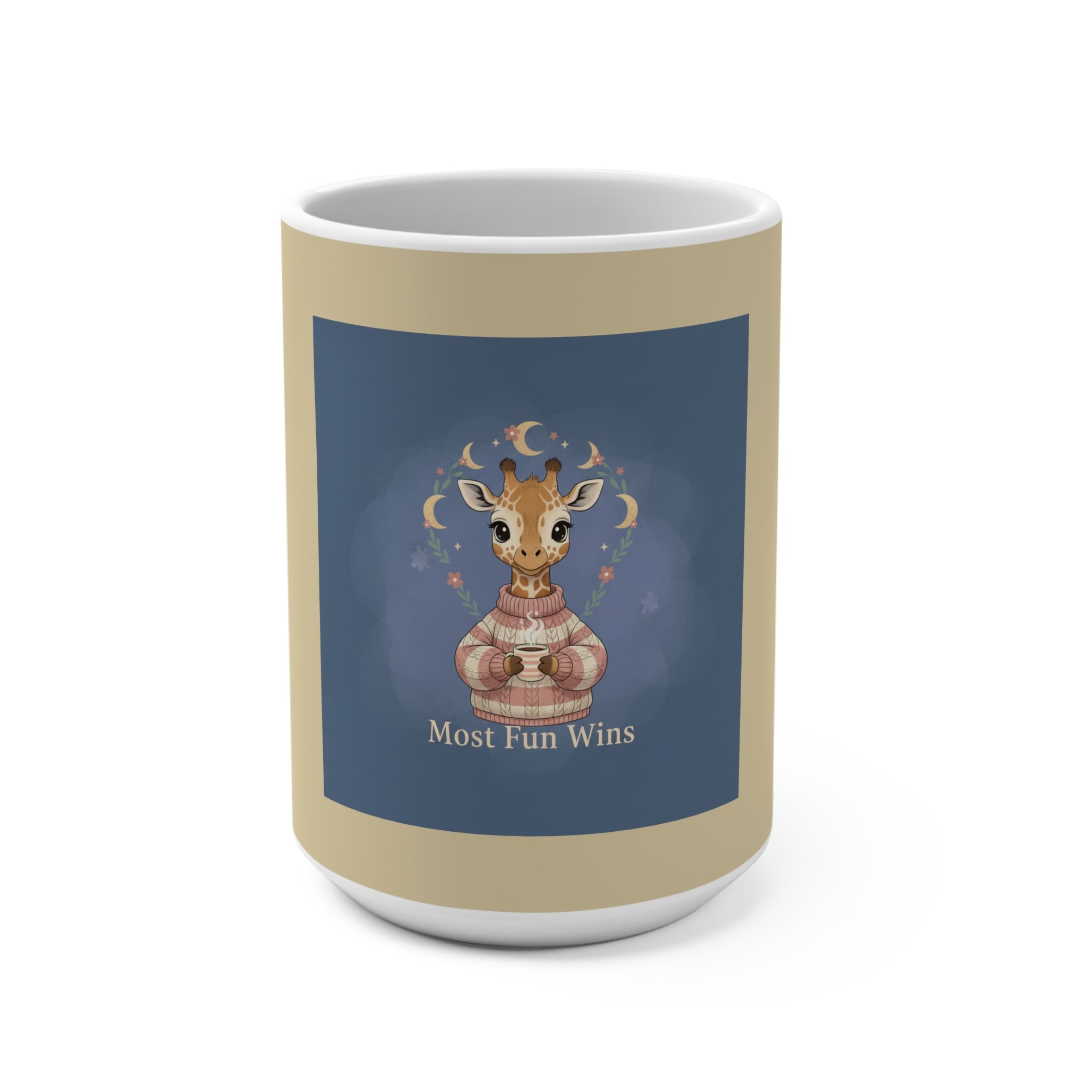Giraffe Mug 15oz – Most Fun Wins