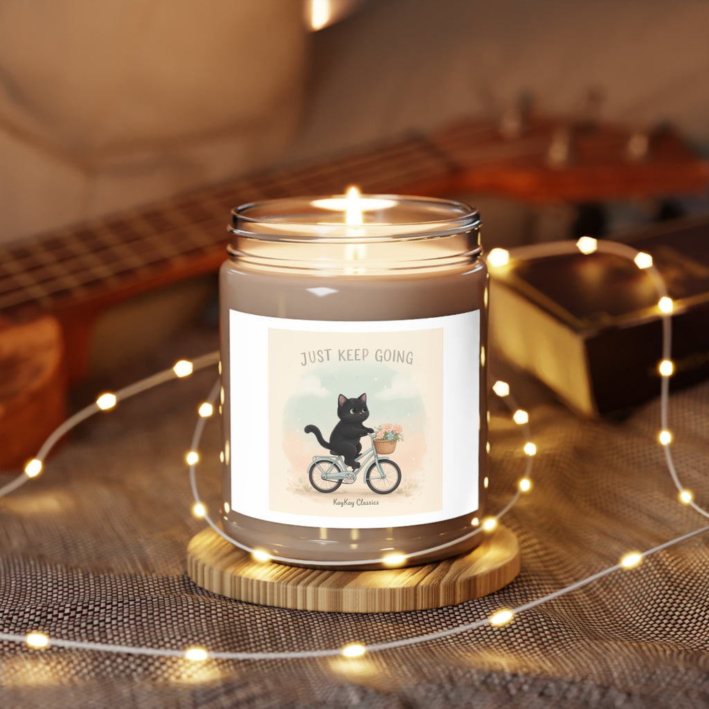 JUST KEEP GOING Cat Scented Candle
