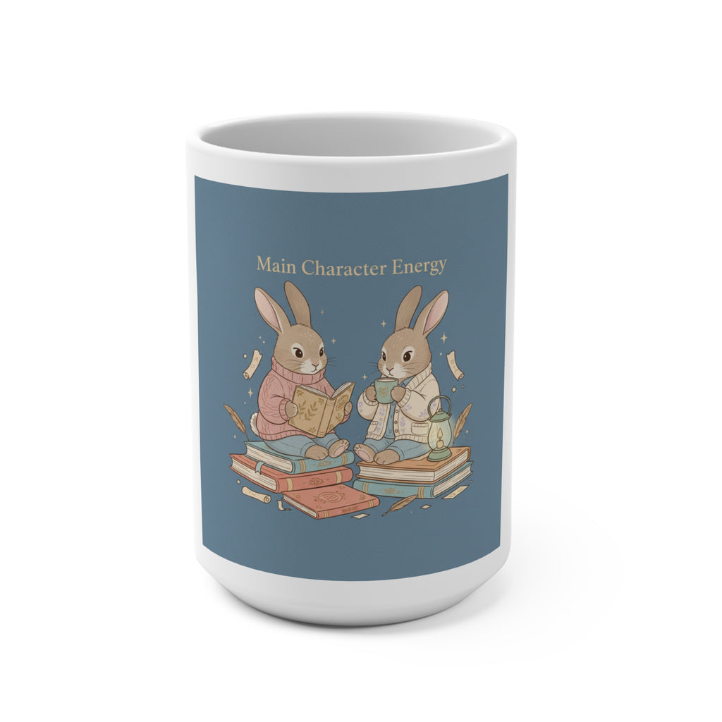 Main Character Energy Rabbit Mug 15oz