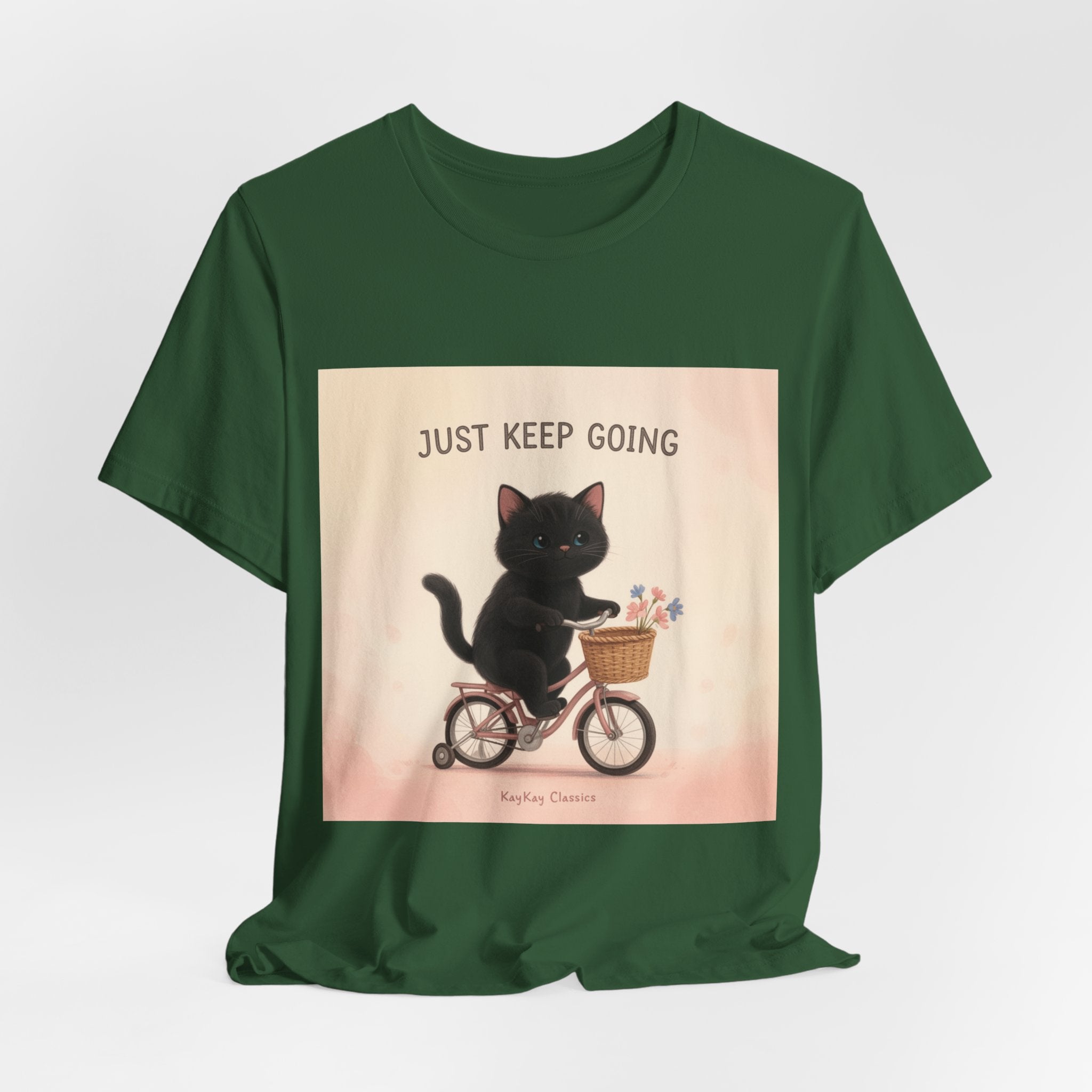 "Life Behind Bars" Black Cat Women Tee | College Girl Gift | Fashion | KayKay Classics