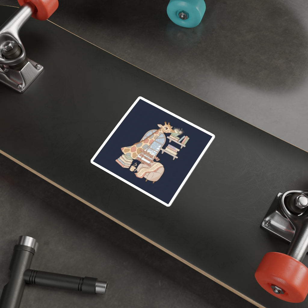 Giraffe Die-Cut Sticker – Making My Dreams Happen
