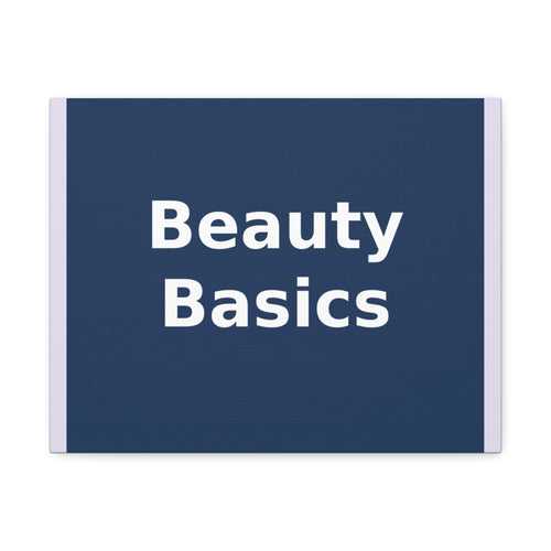 "Beauty Basics" Black Cat Canvas | College Girl Gift | Fashion | KayKay Classics