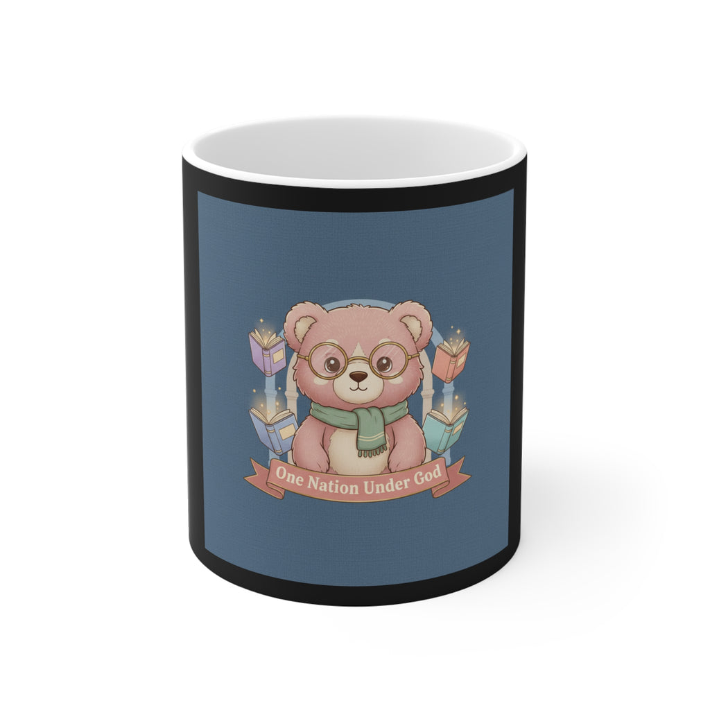 Bear Mug 11oz – One Nation Under God