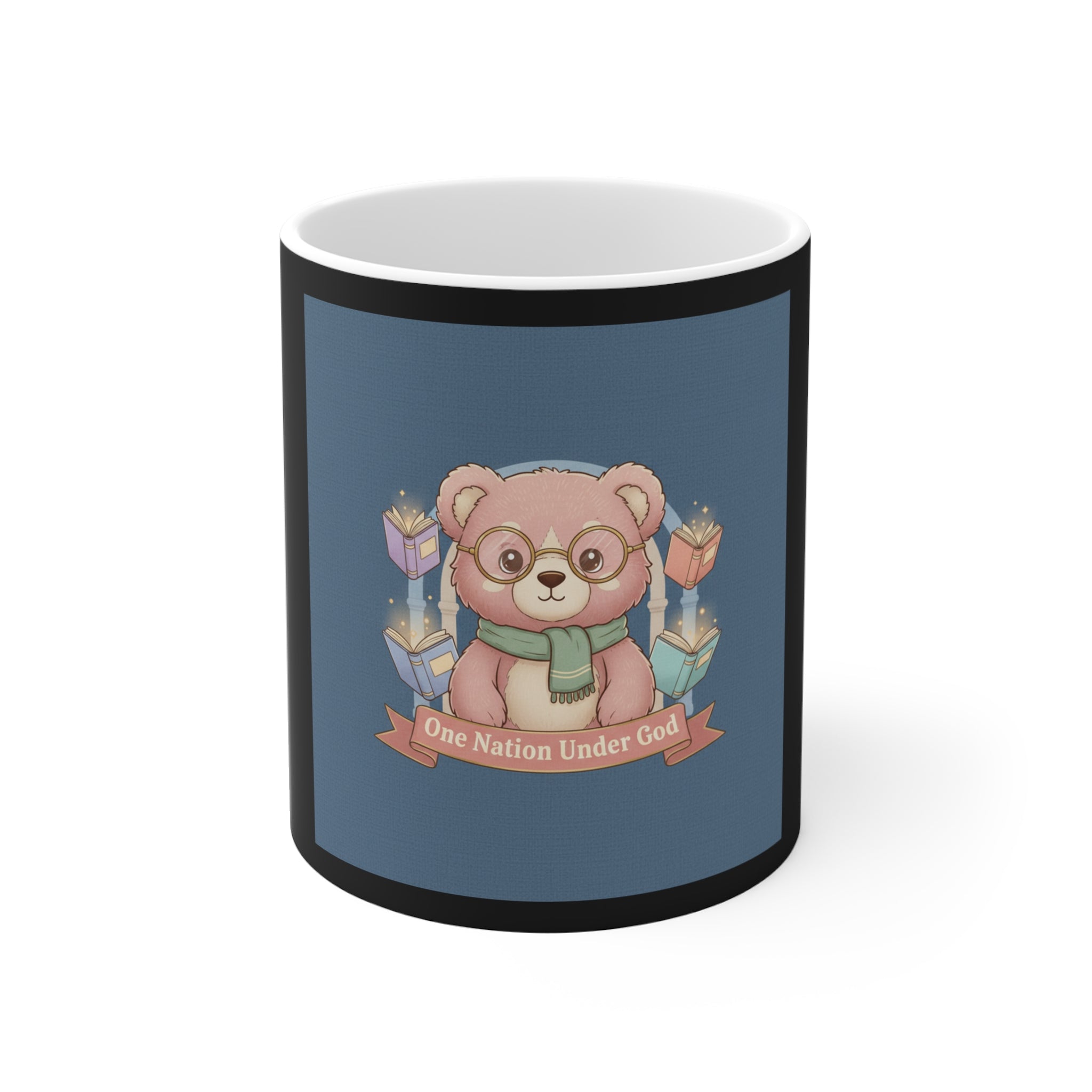 Bear Mug 11oz – One Nation Under God