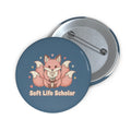 Kitsune Pin Button – Soft Life Scholar