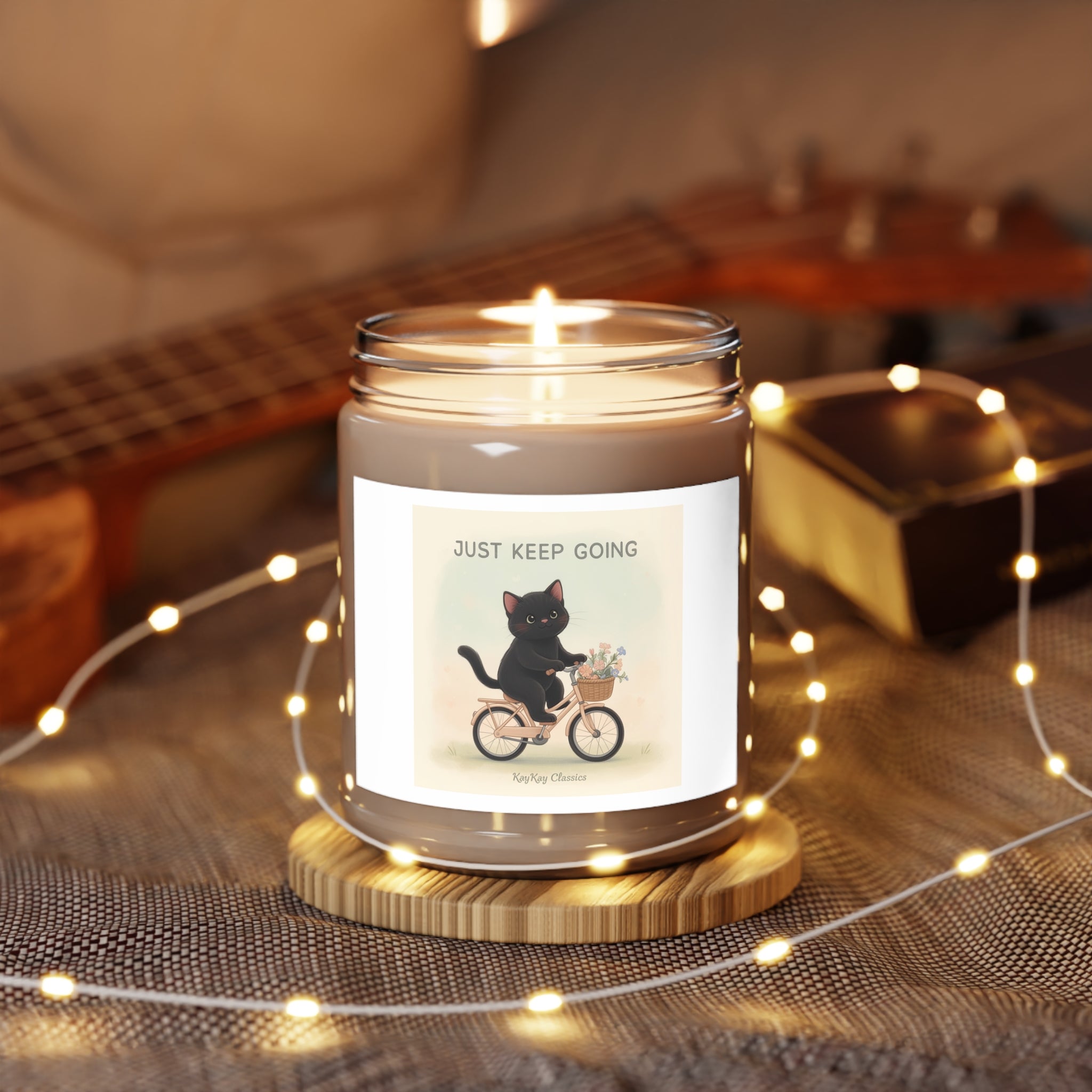 JUST KEEP GOING Cat Scented Candle