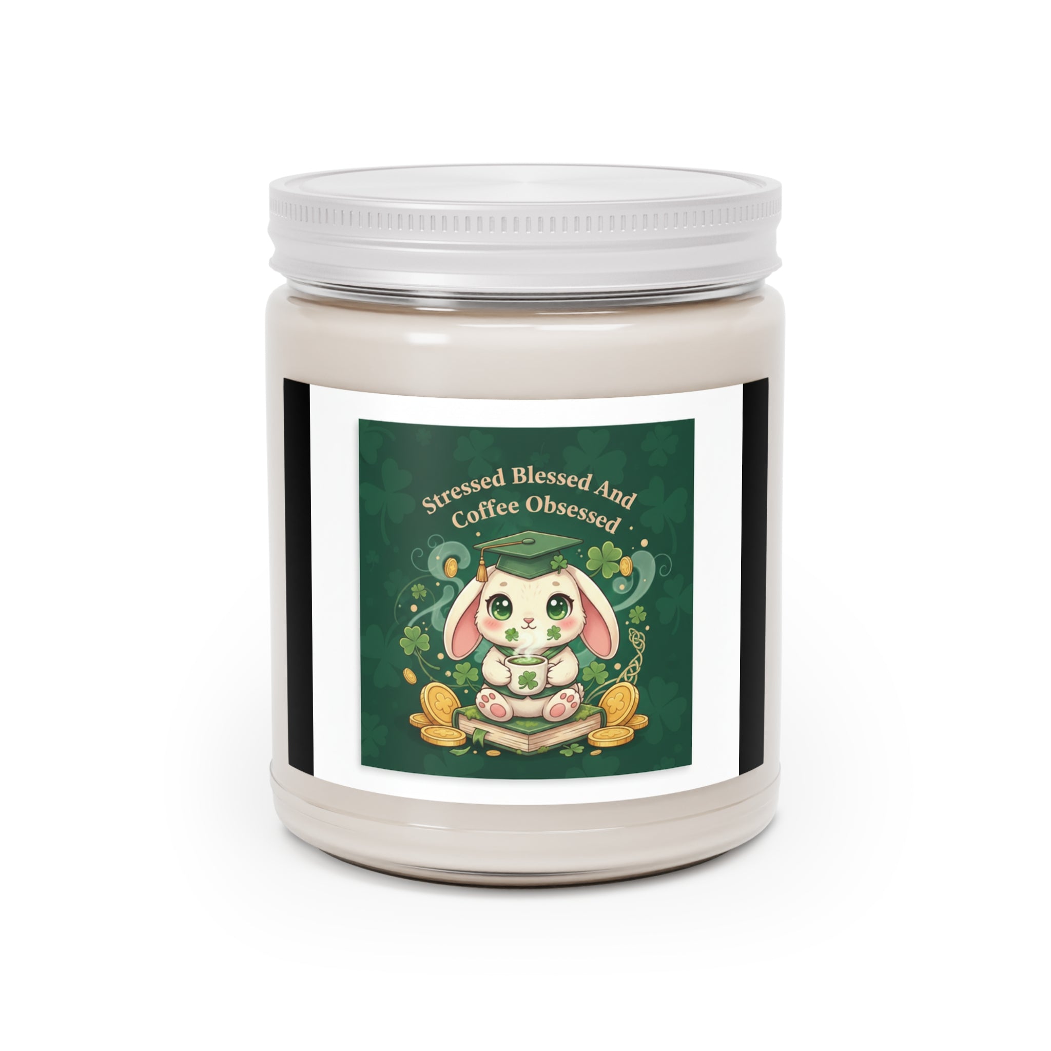Rabbit Scented Candle – Stressed Blessed and Coffee Obsessed