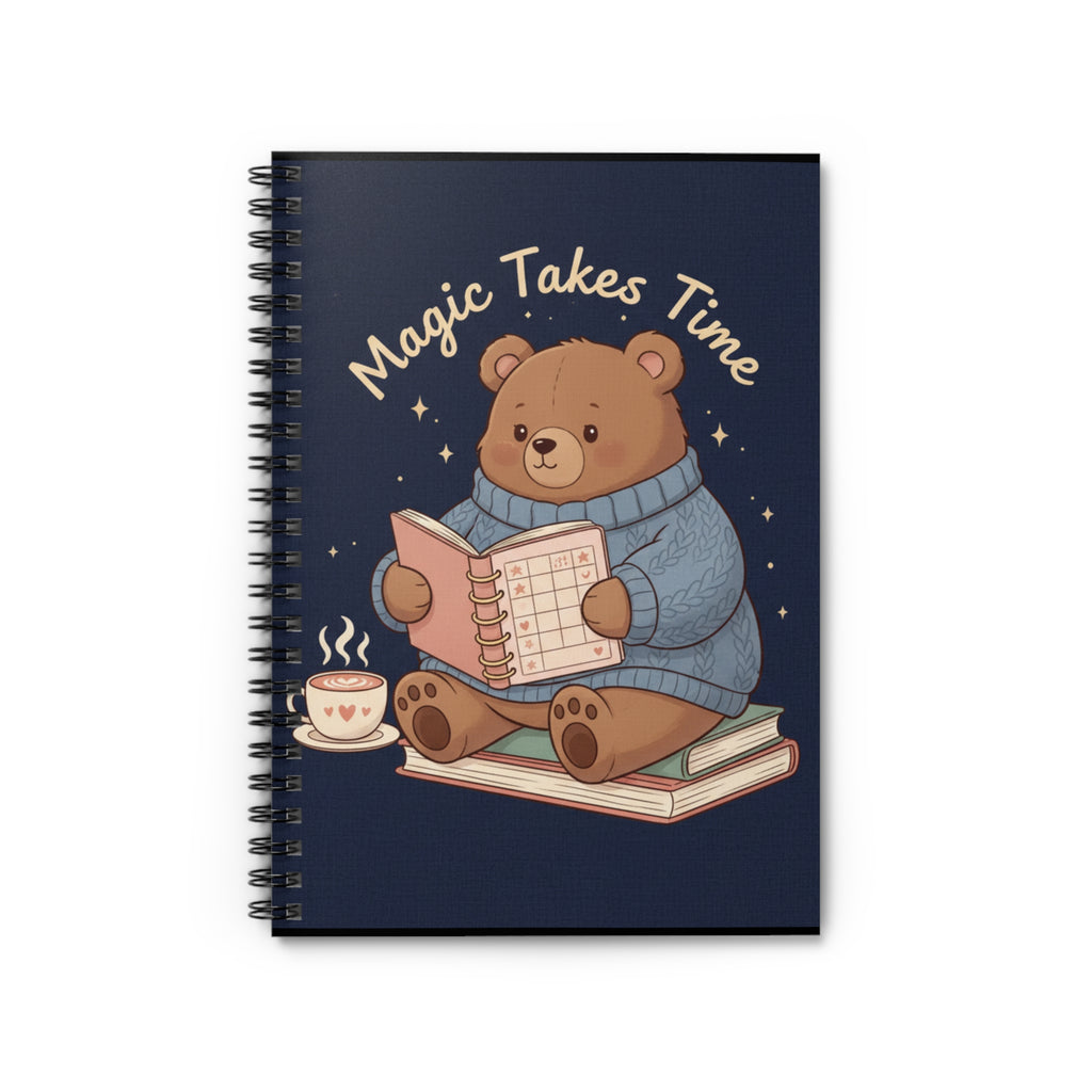 Magic Takes Time Spiral Notebook