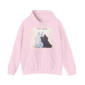 "YOU'RE NEVER TOO MUCH" Black Cat Hoodie | College Girl Gift | Fashion | KayKay Classics