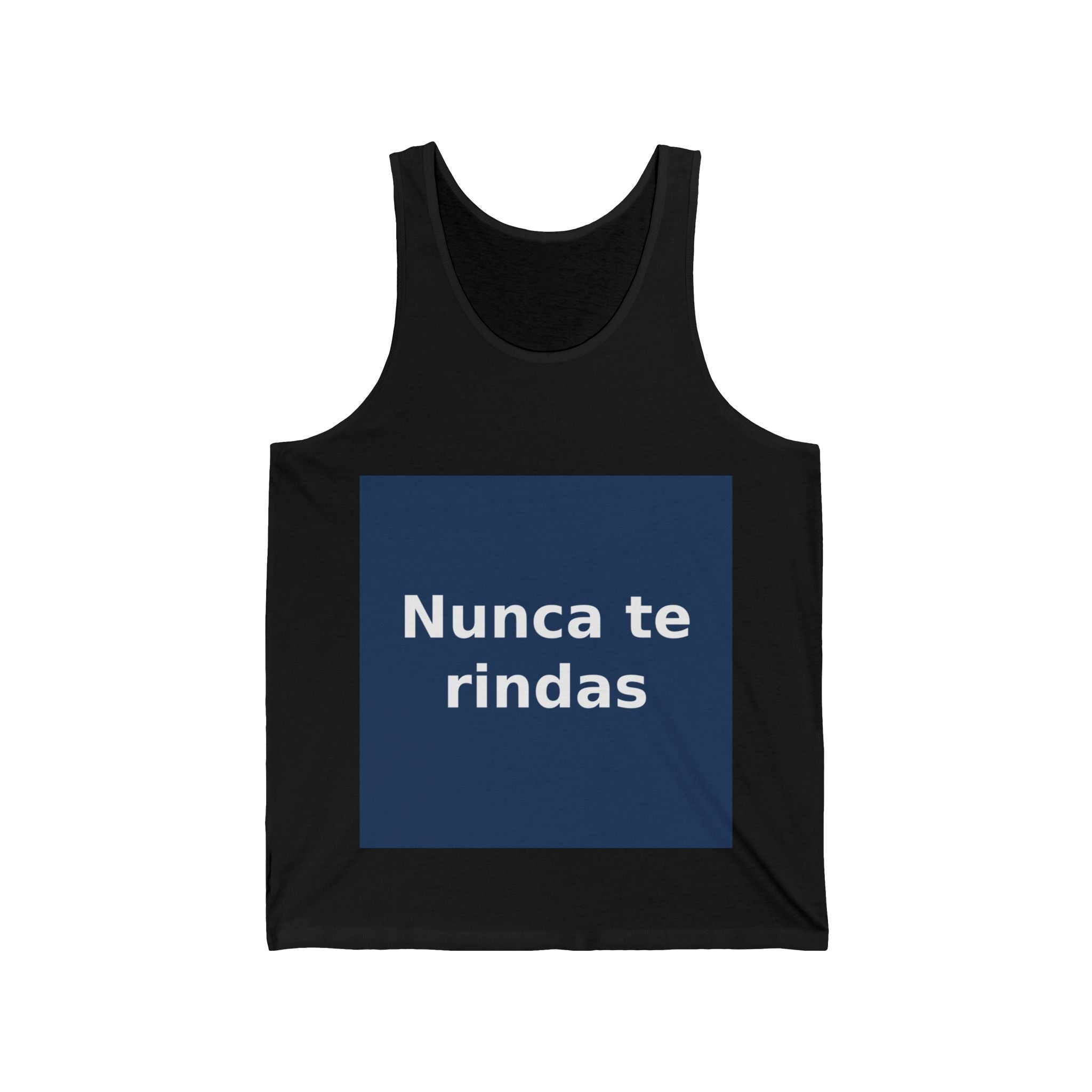 "Nunca te rindas" Black Cat Tank Top | College Girl Gift | Fashion | KayKay Classics