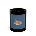 Study Slay Now, Later Puppy Black Mug 11oz