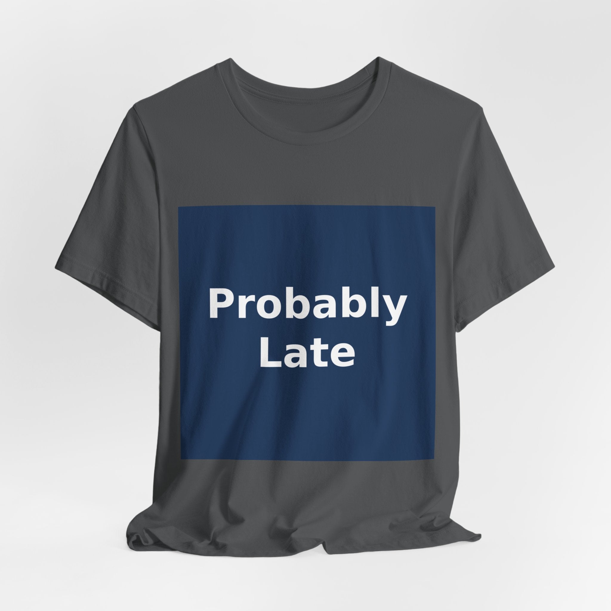 "Probably Late" Black Cat Women Tee | College Girl Gift | Fashion | KayKay Classics