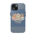 Cats With Glasses Tough Phone Case – Coffee and Confidence