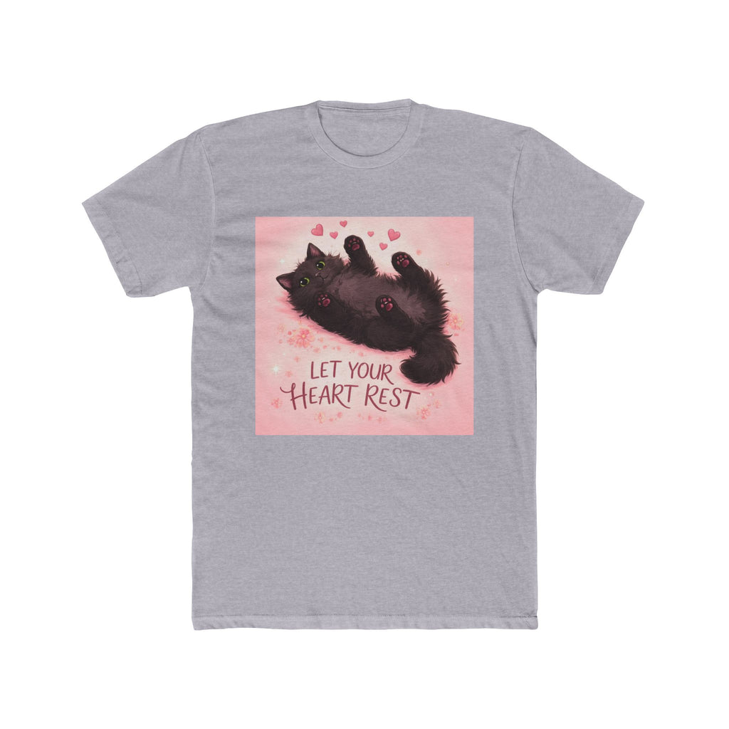 LET YOUR HEART REST Cat Unisex Tee