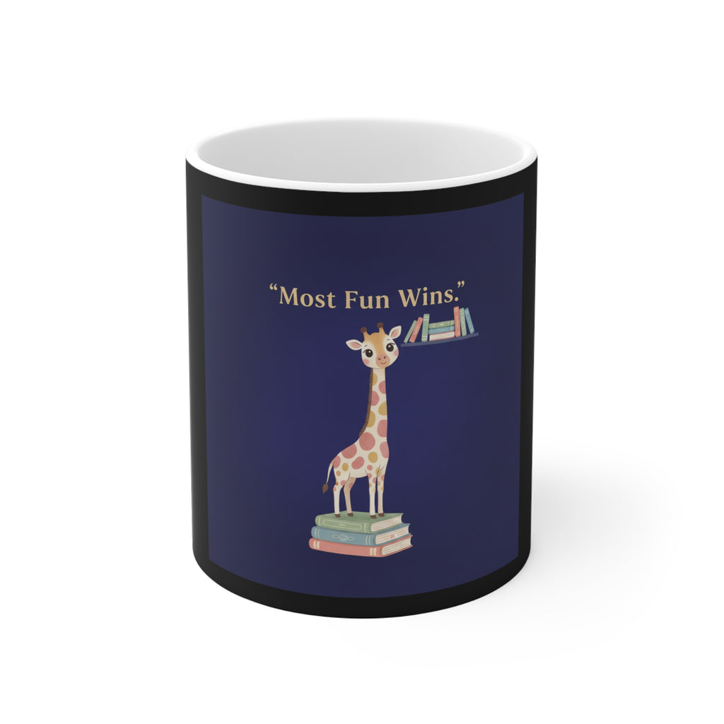 Giraffe Mug 11oz – Most Fun Wins