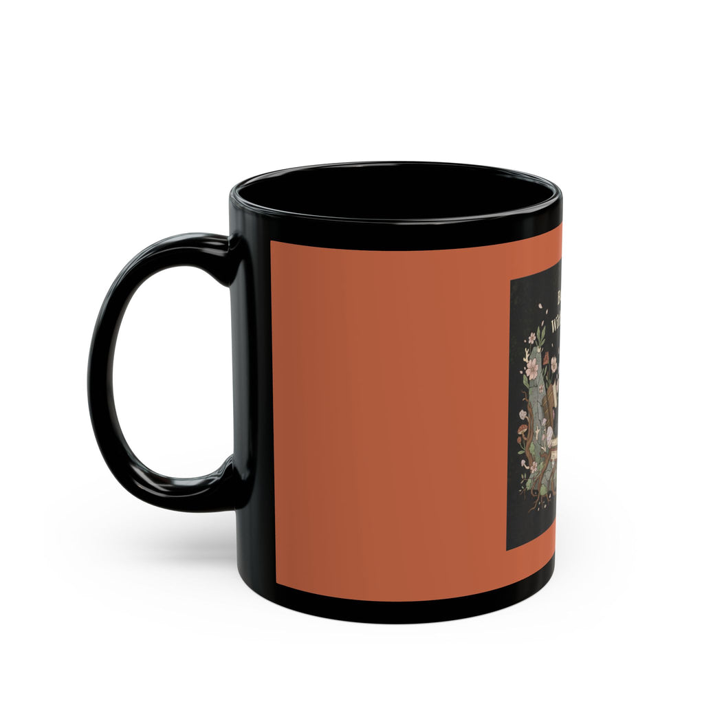Bunny Black Mug 11oz – Be Gentle With Yourself