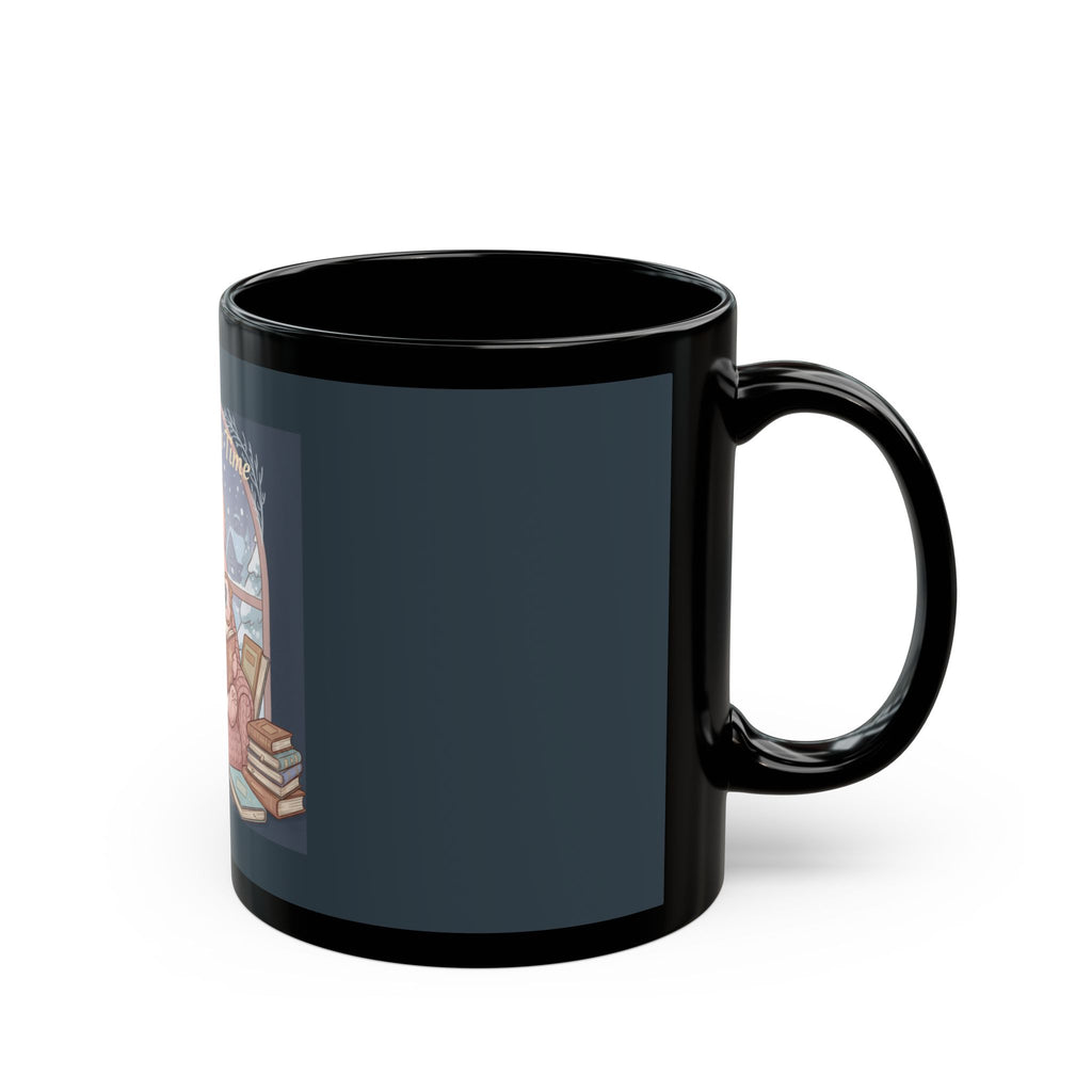 Bunny Black Mug 11oz – Magic Takes Time