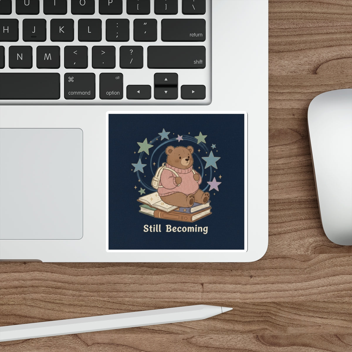 Bear Die-Cut Sticker – Still Becoming