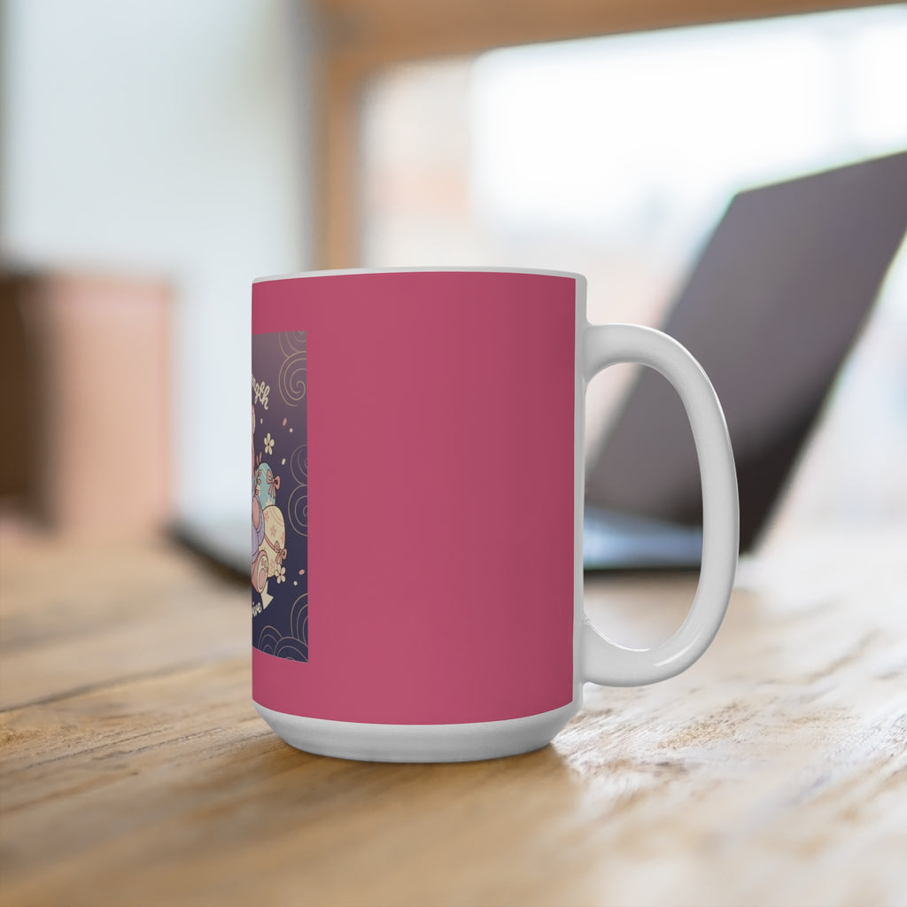 Bear Mug 15oz – Gentle Strength Bloom Thrive