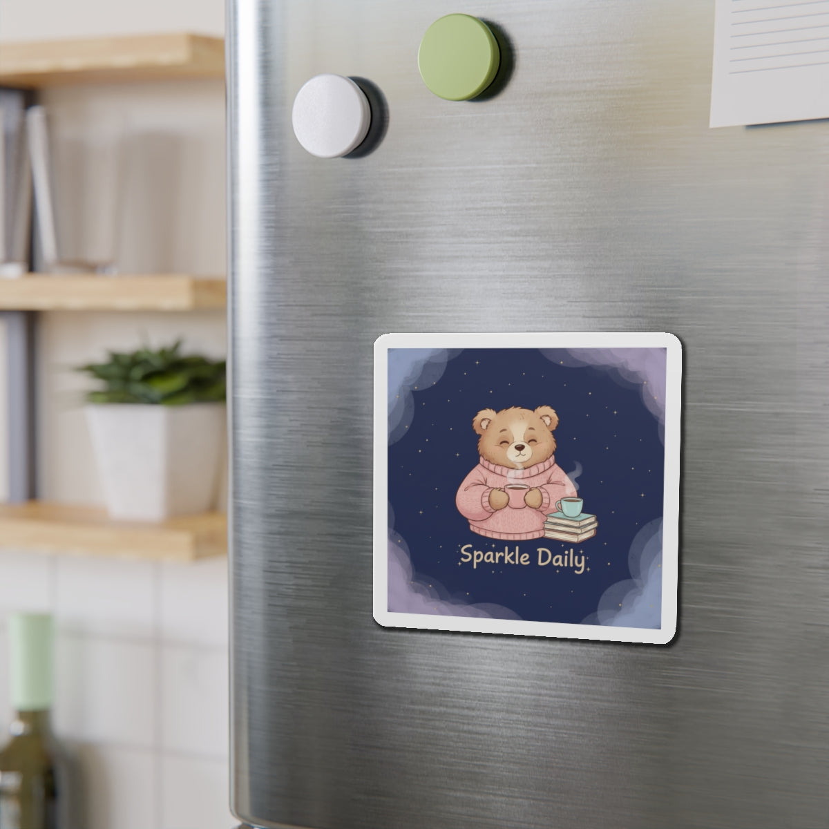 Bear Die-Cut Magnet – Sparkle Daily