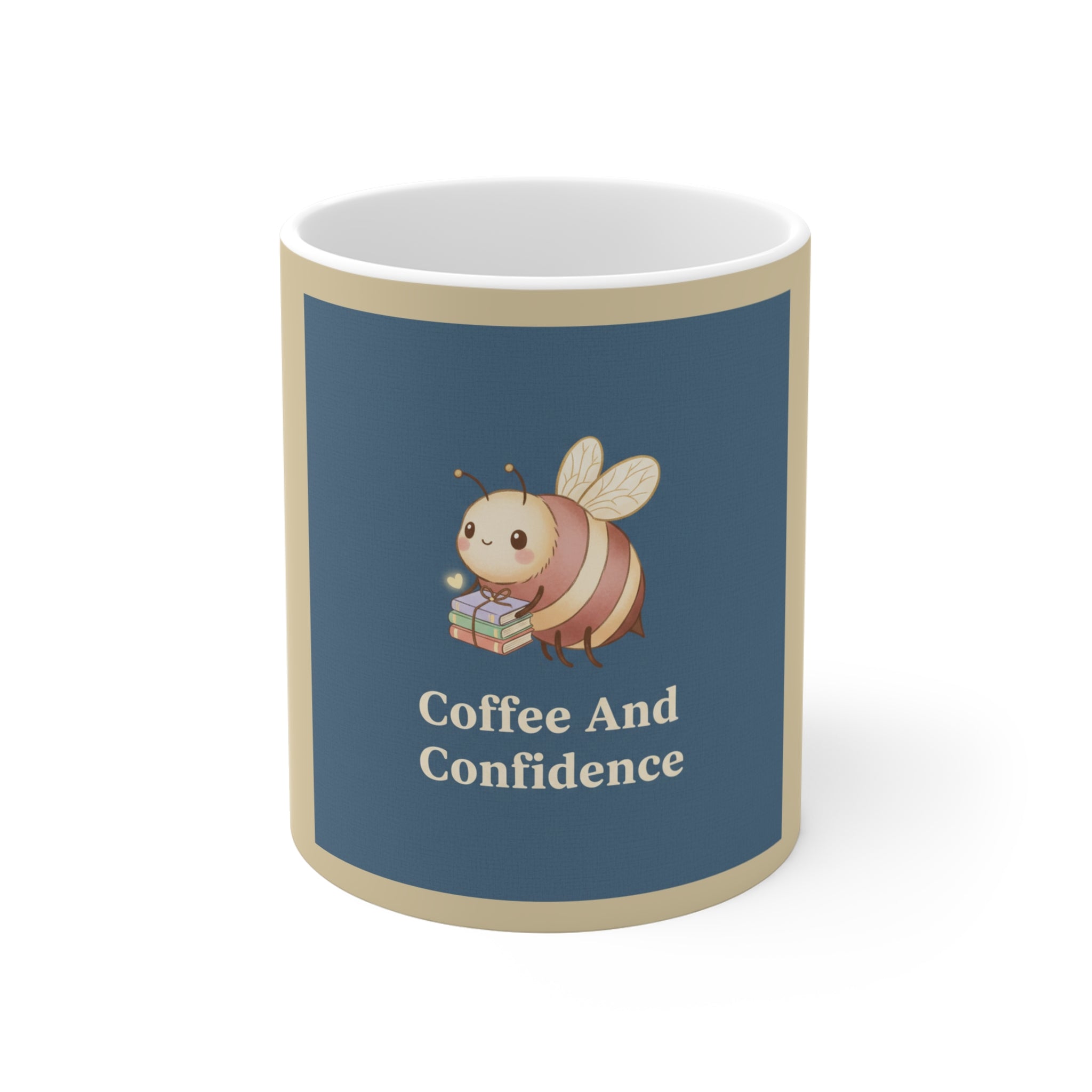 Bee Mug 11oz – Coffee and Confidence