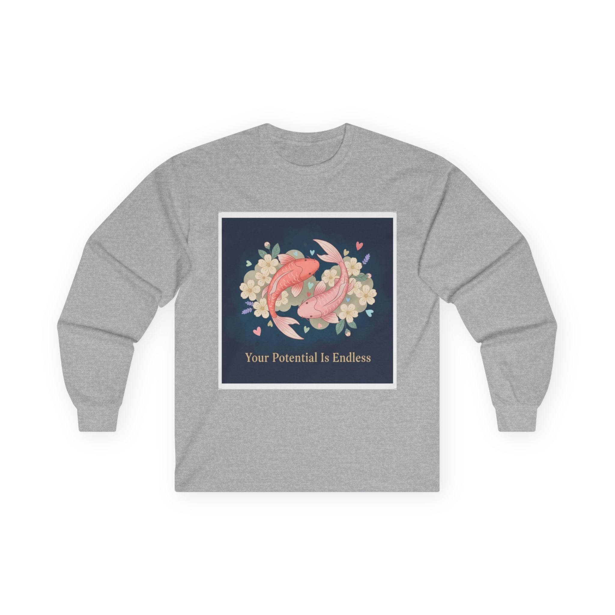 Koi Long Sleeve Tee – Your Potential is Endless