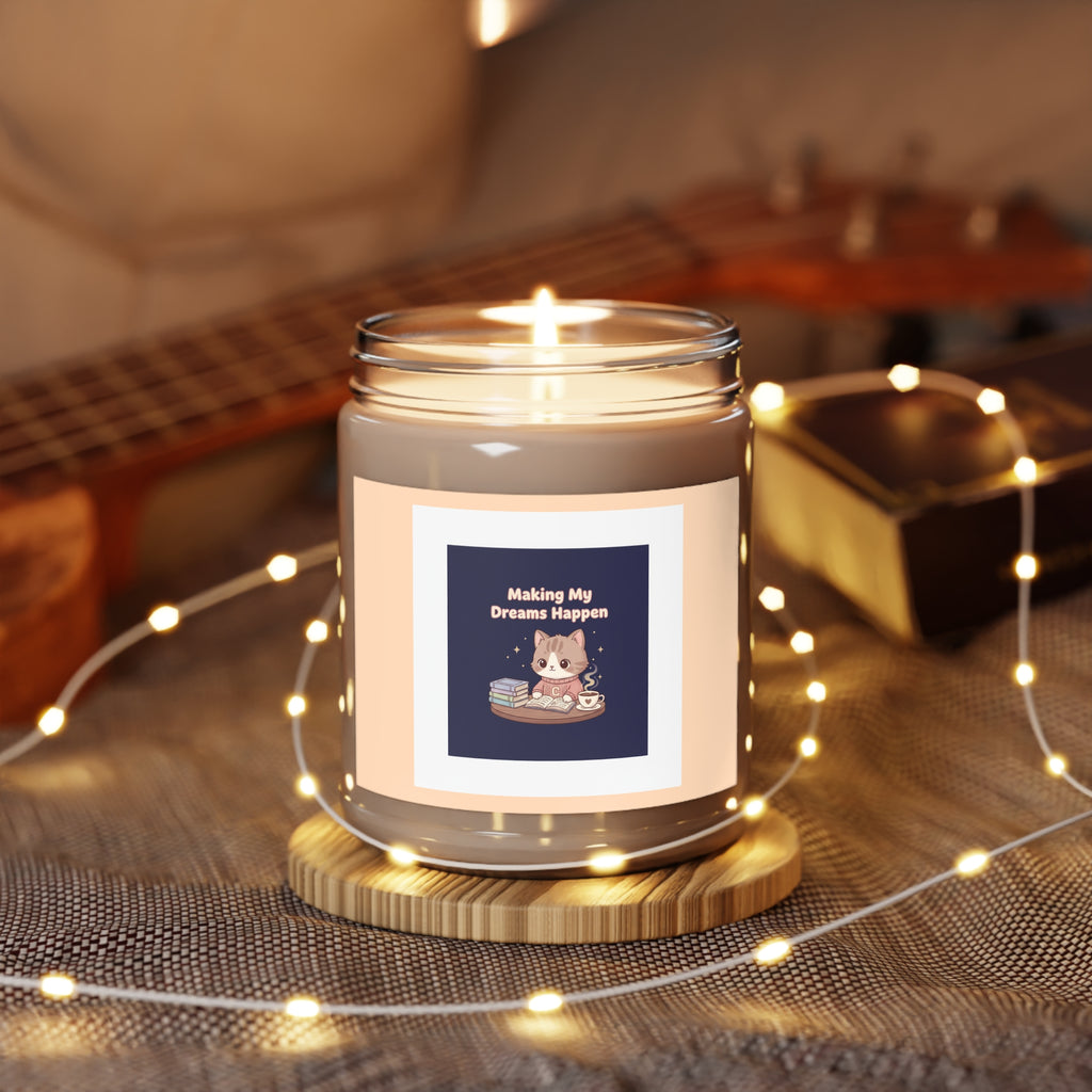 Cat Scented Candle – Making My Dreams Happen
