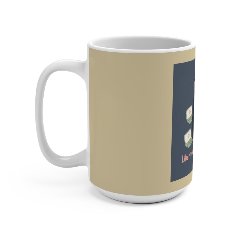 Black Cat Mug 15oz – Liberty and Justice for All