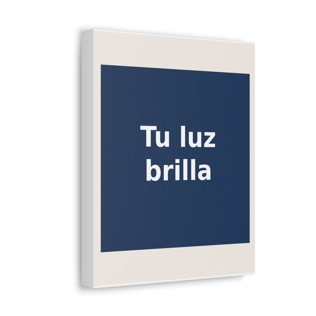 "Tu luz brilla" Black Cat Canvas | College Girl Gift | Fashion | KayKay Classics