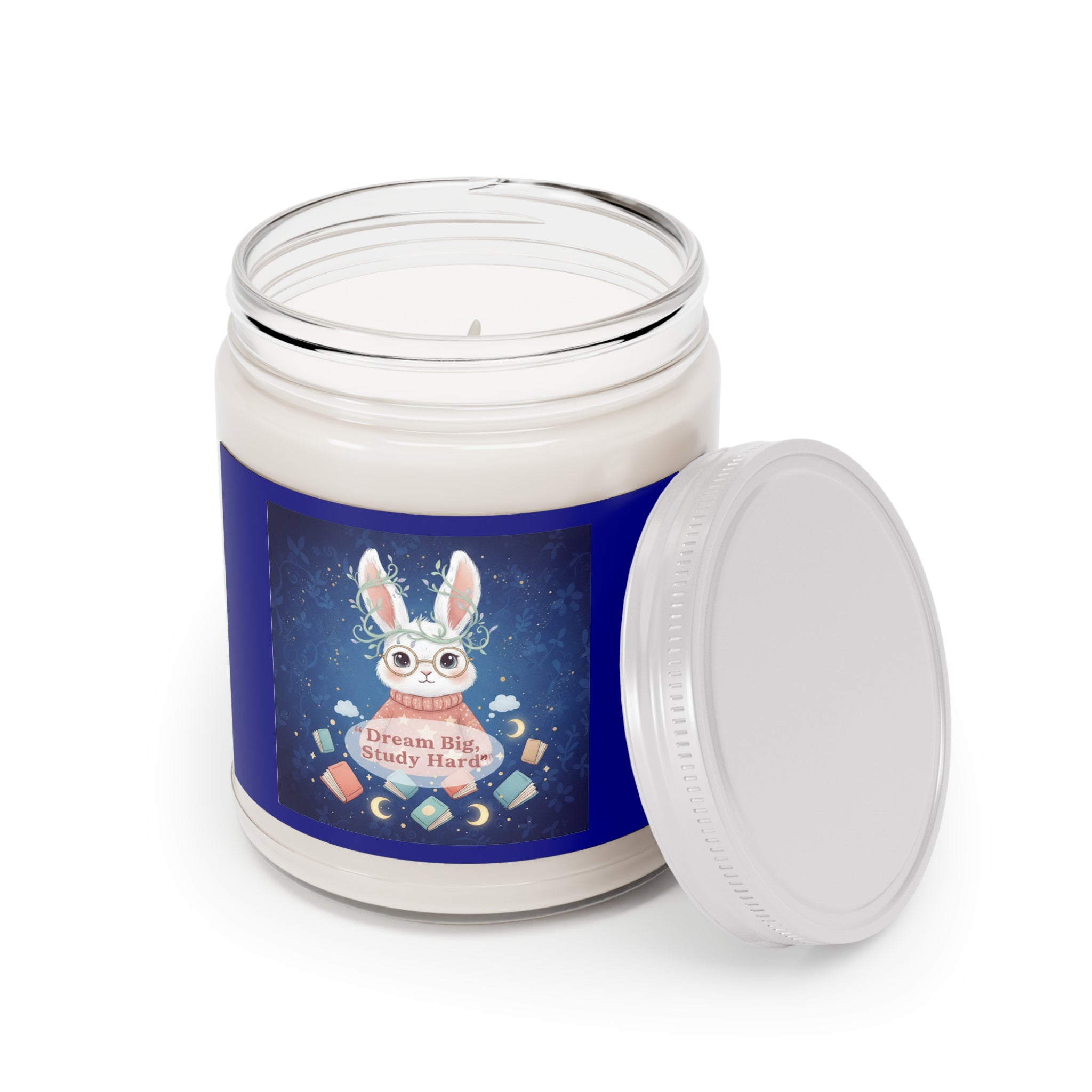 Rabbit Scented Candle – Dream Big, Study Hard