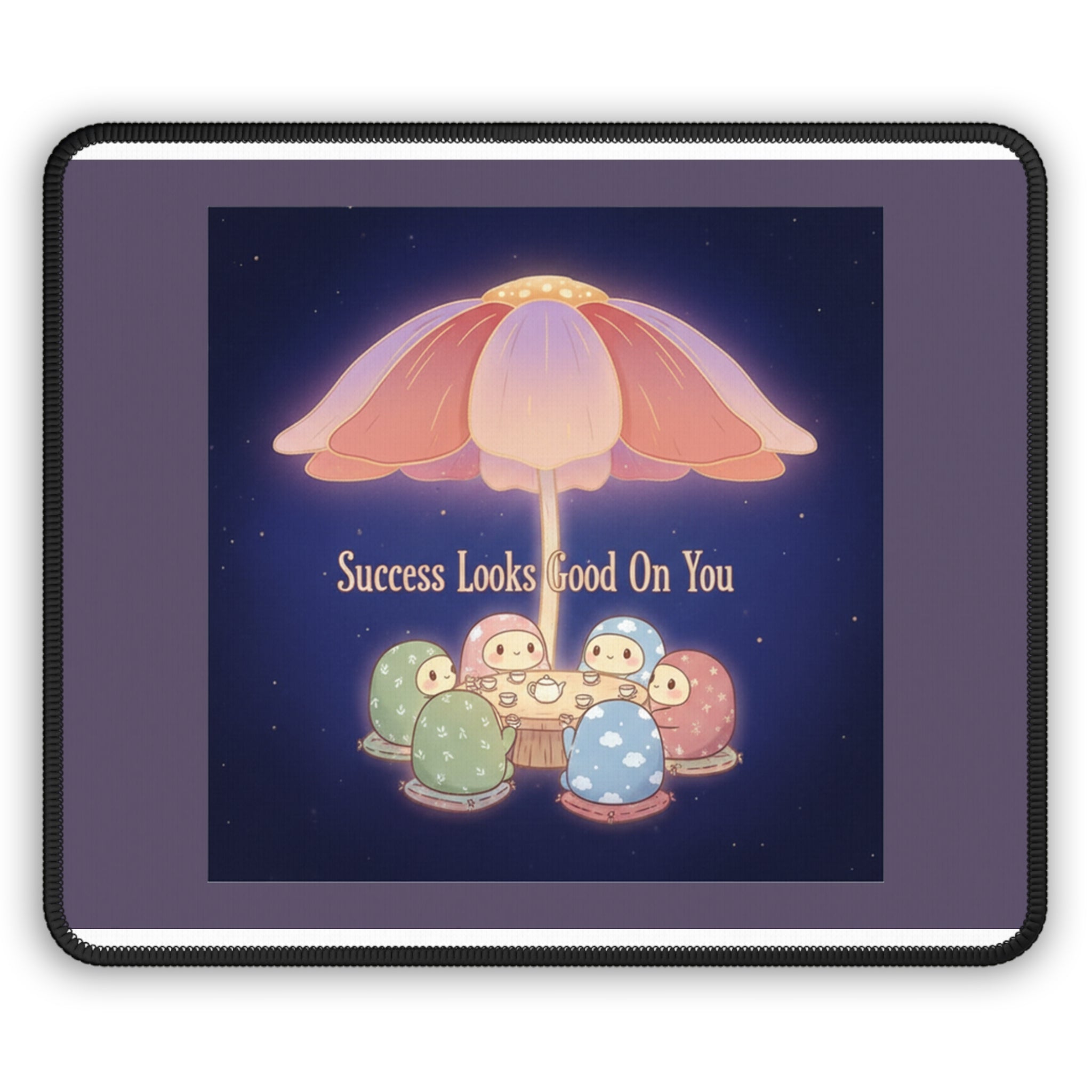 Tiny Chibi Creatures Mouse Pad – Success Looks Good on You