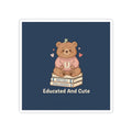 Bear Kiss-Cut Sticker – Educated and Cute