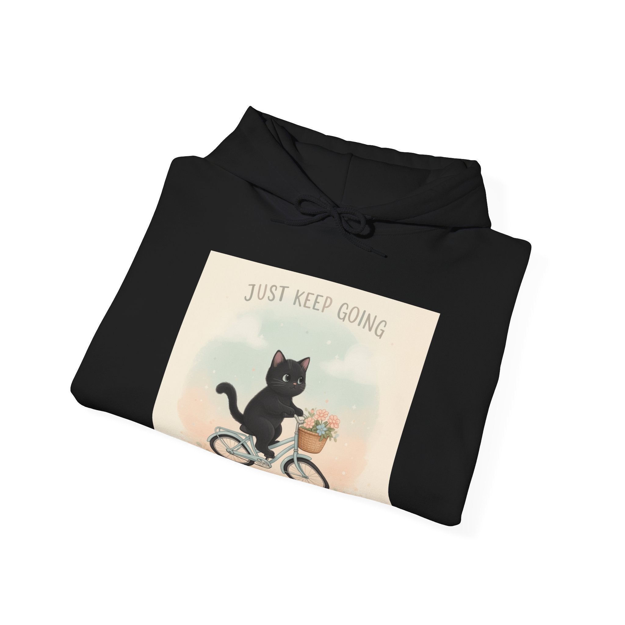 "Design" Black Cat Hoodie | College Girl Gift | Fashion | KayKay Classics
