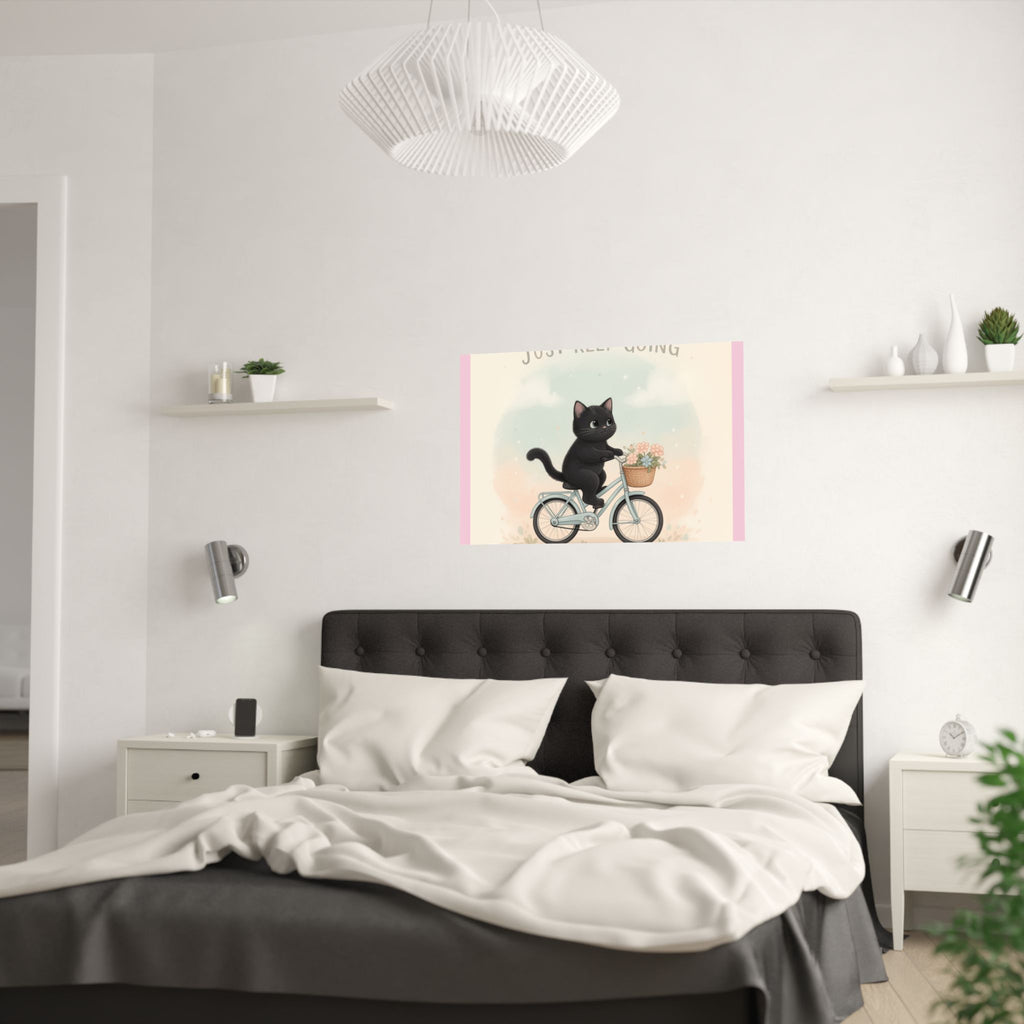 "Design" Black Cat Poster | College Girl Gift | Fashion | KayKay Classics