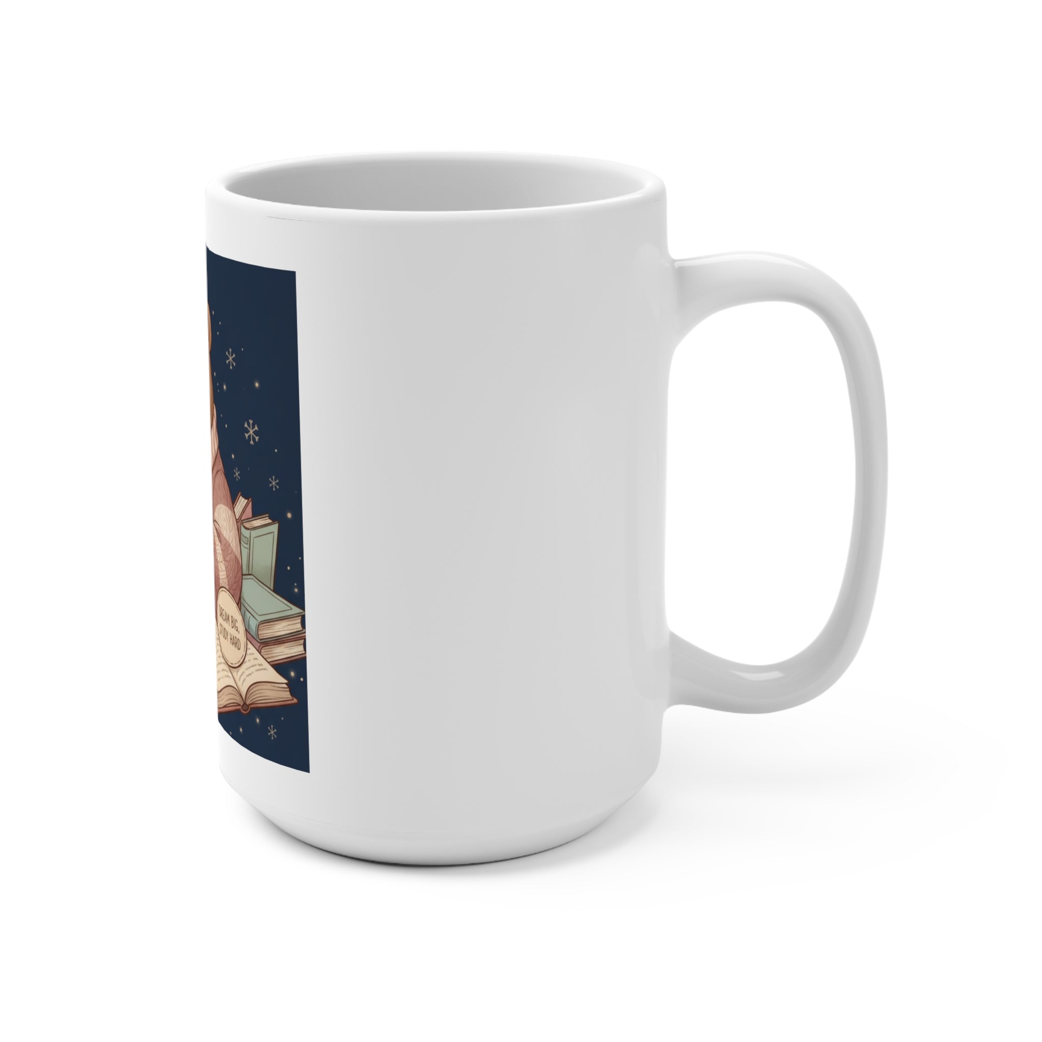 Bear Mug 15oz – Dream Big Study Hard