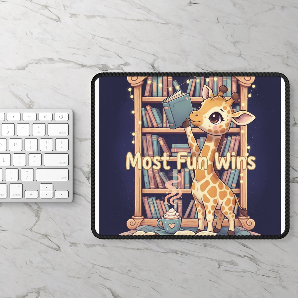 Giraffe Mouse Pad – Most Fun Wins