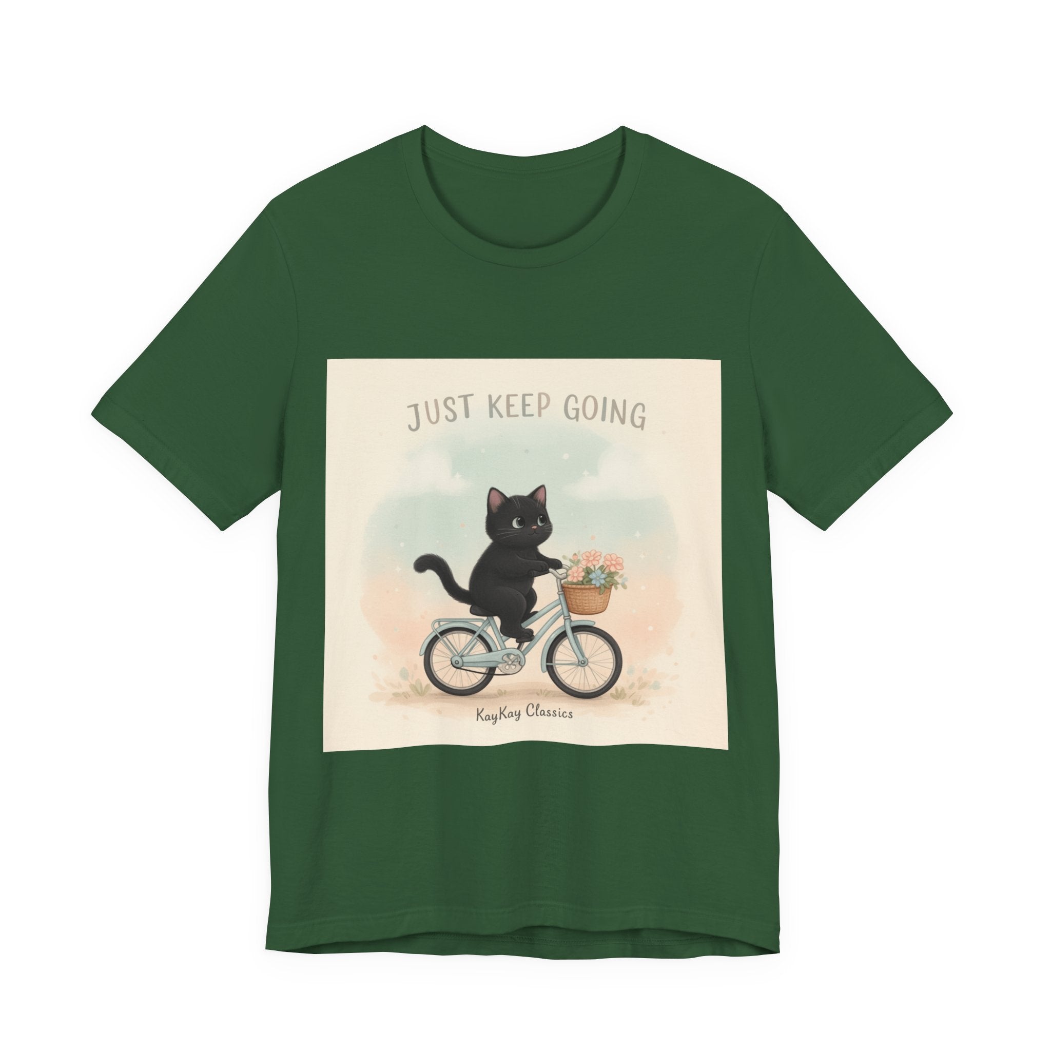 "Design" Black Cat Women Tee | College Girl Gift | Fashion | KayKay Classics
