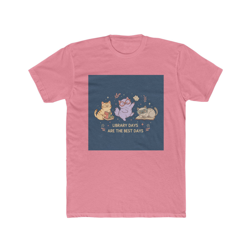 Cats With Glasses Unisex Tee – Library Days Are the Best Days