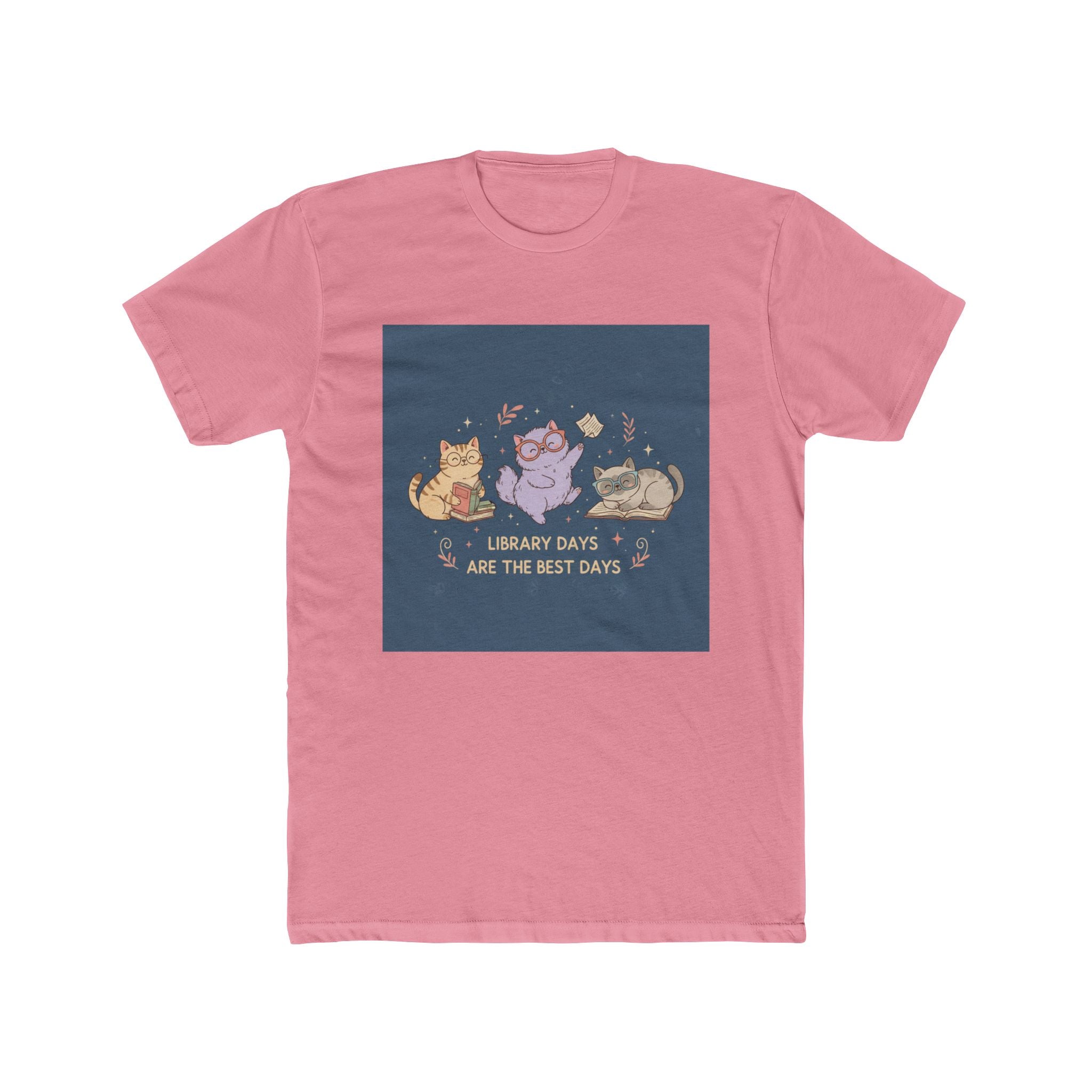 Cats With Glasses Unisex Tee – Library Days Are the Best Days