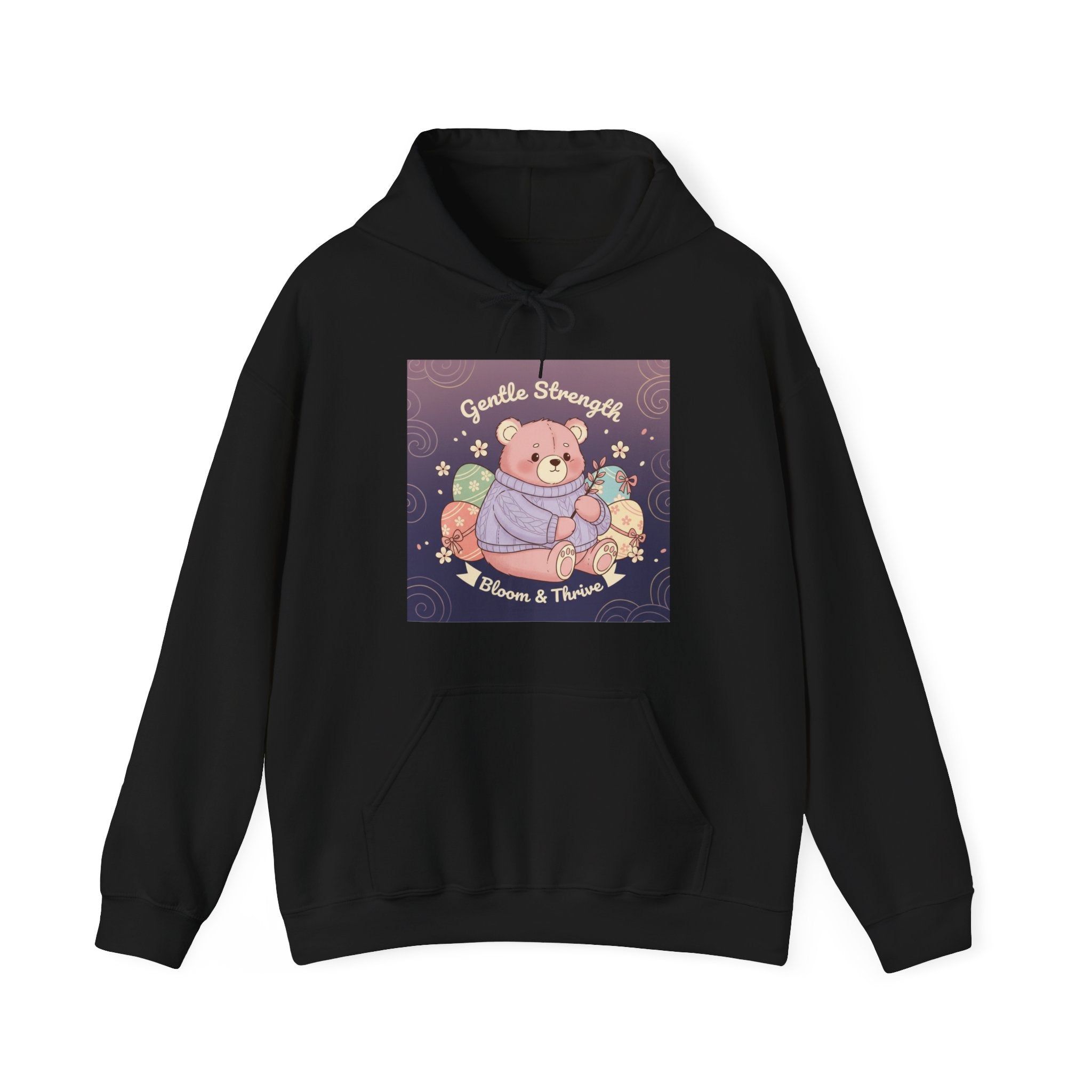 Bear Hoodie – Gentle Strength Bloom Thrive
