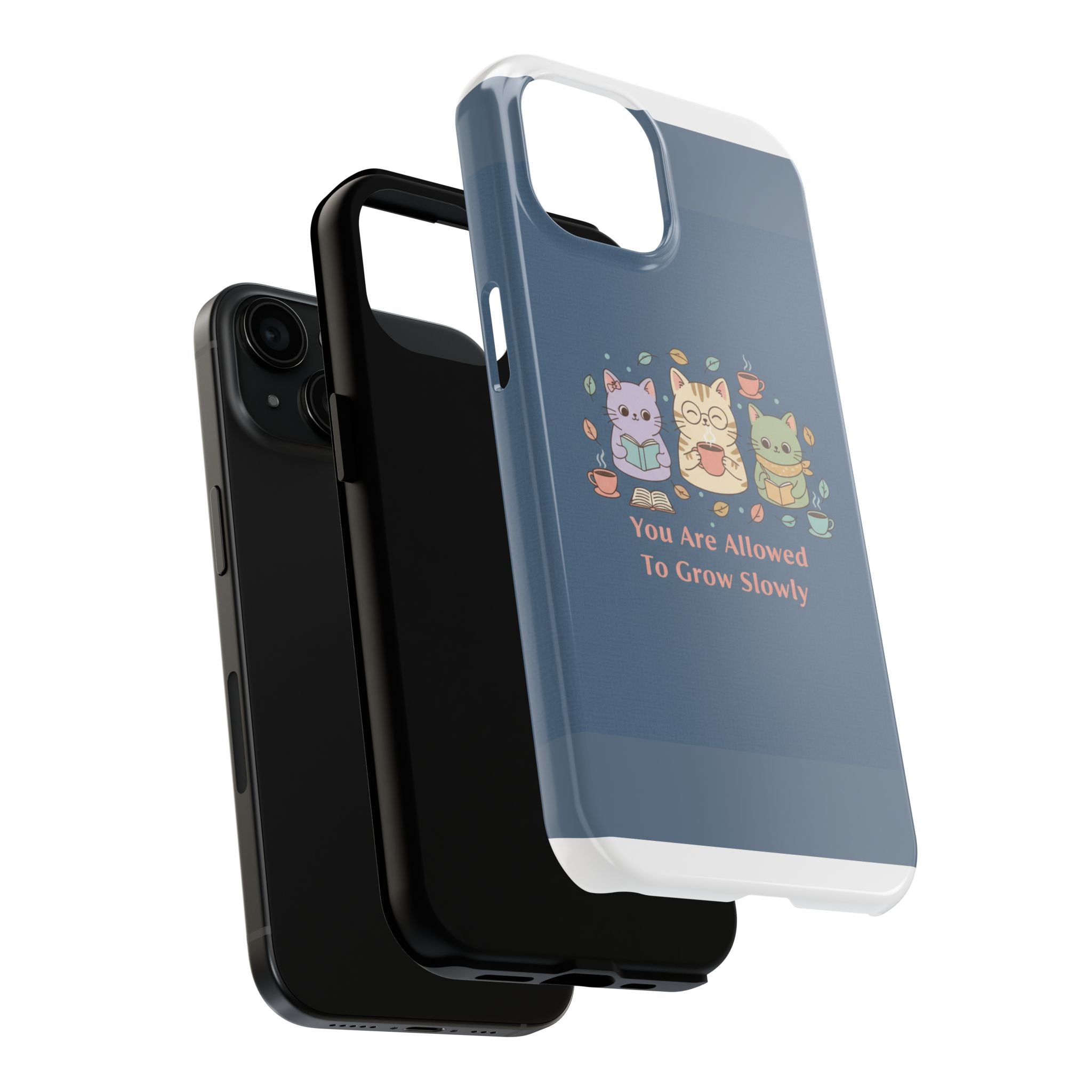 Cats With Glasses Tough Phone Case – You Are Allowed to Grow Slowly