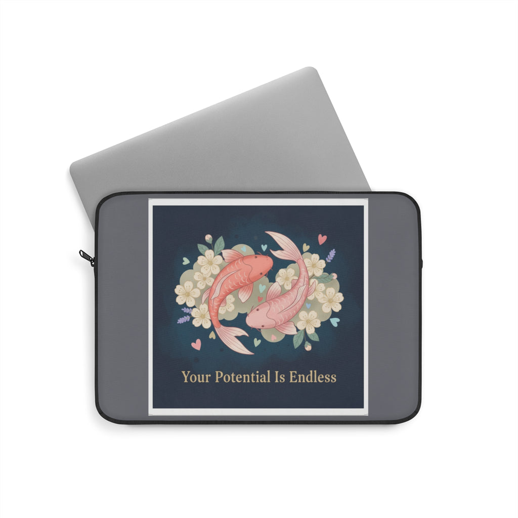 Koi Laptop Sleeve – Your Potential is Endless