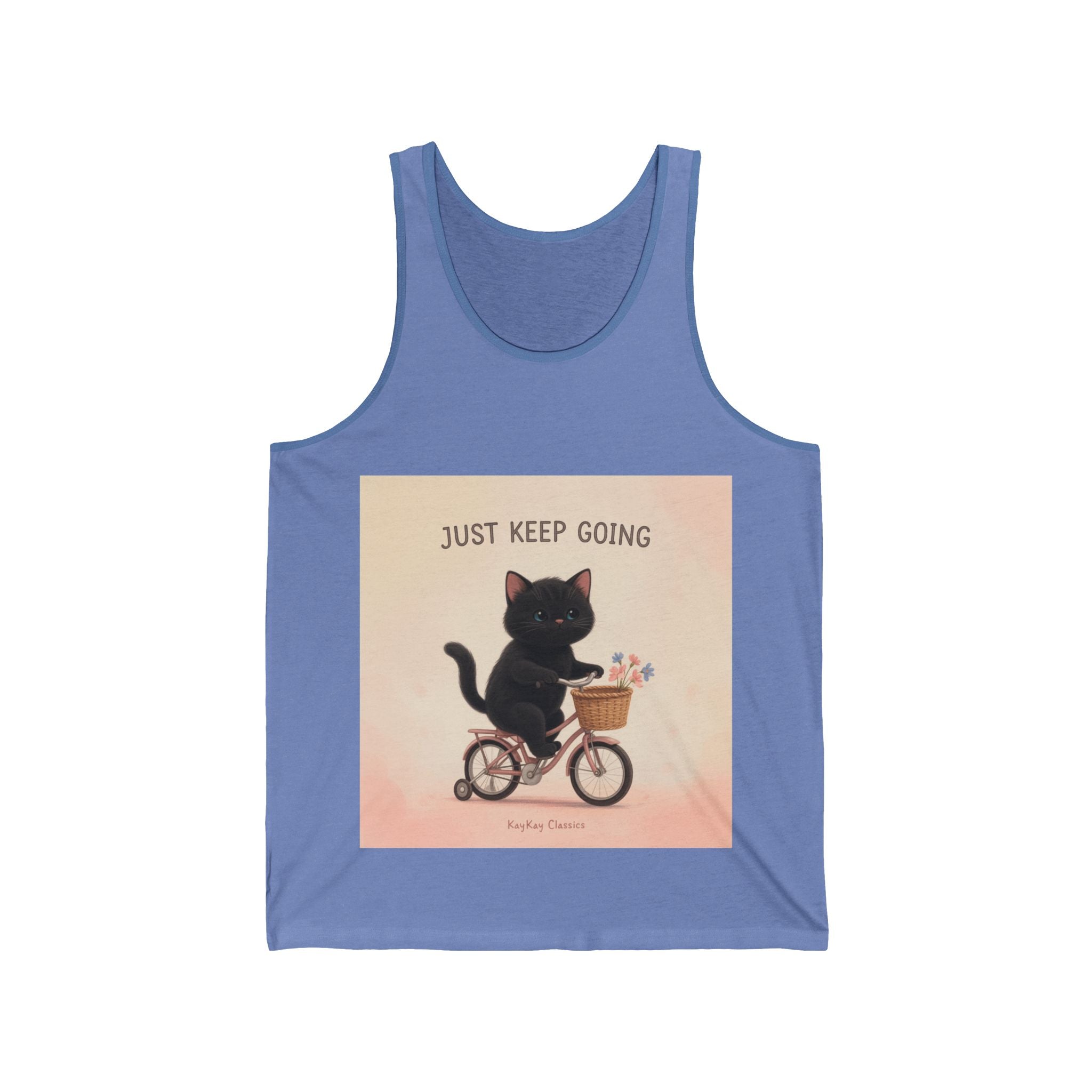 "Life Behind Bars" Black Cat Tank Top | College Girl Gift | Fashion | KayKay Classics