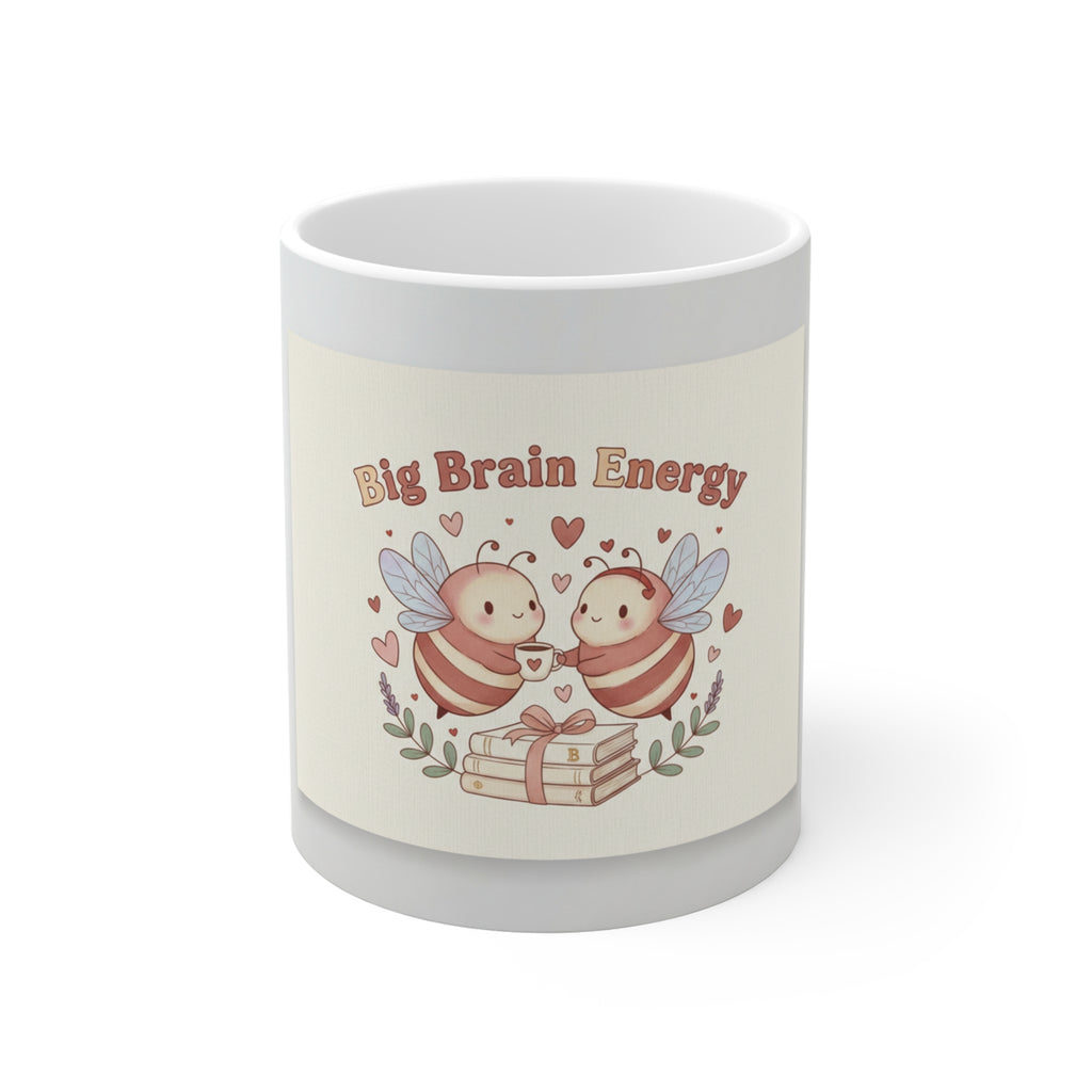 Big Brain Energy Bees Mug 11oz