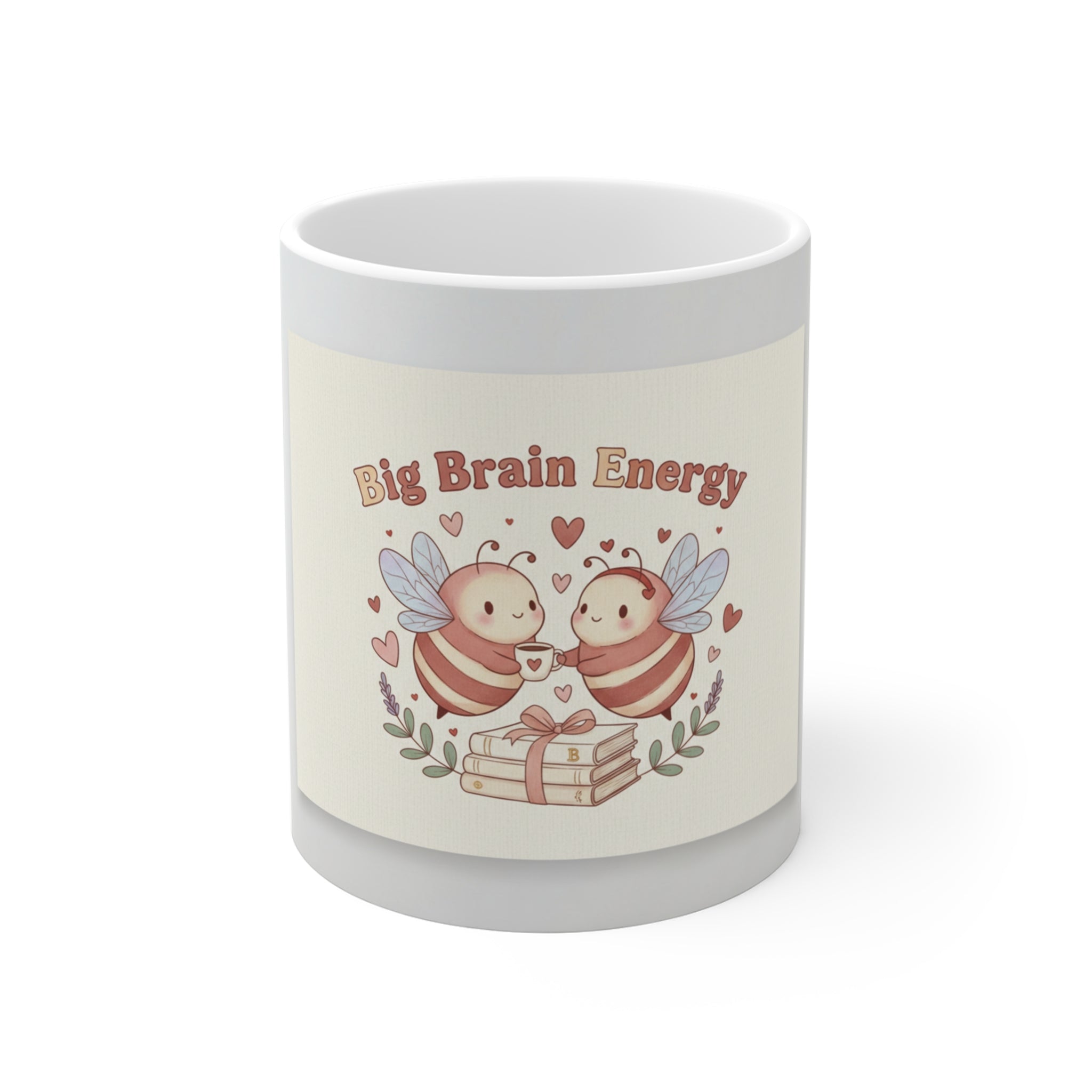 Big Brain Energy Bees Mug 11oz