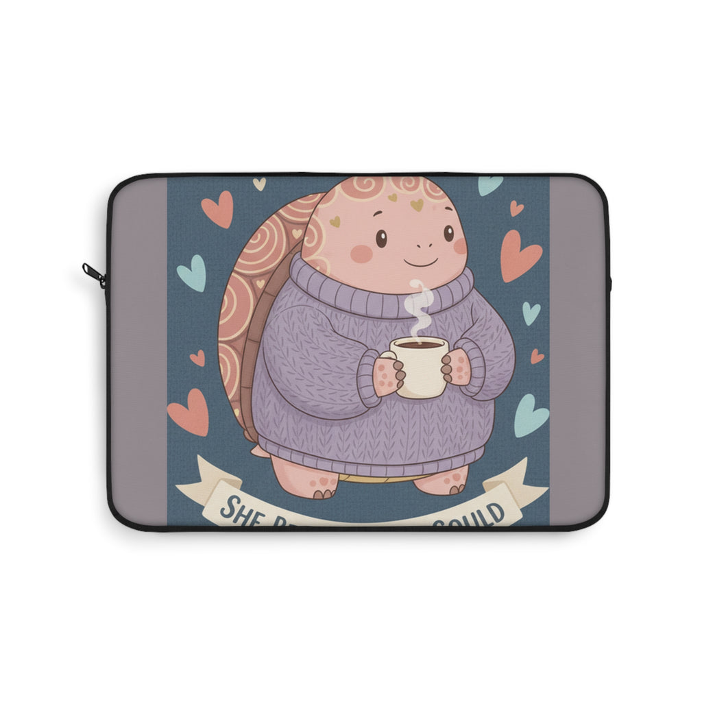 Turtle Laptop Sleeve – She Believed She Could